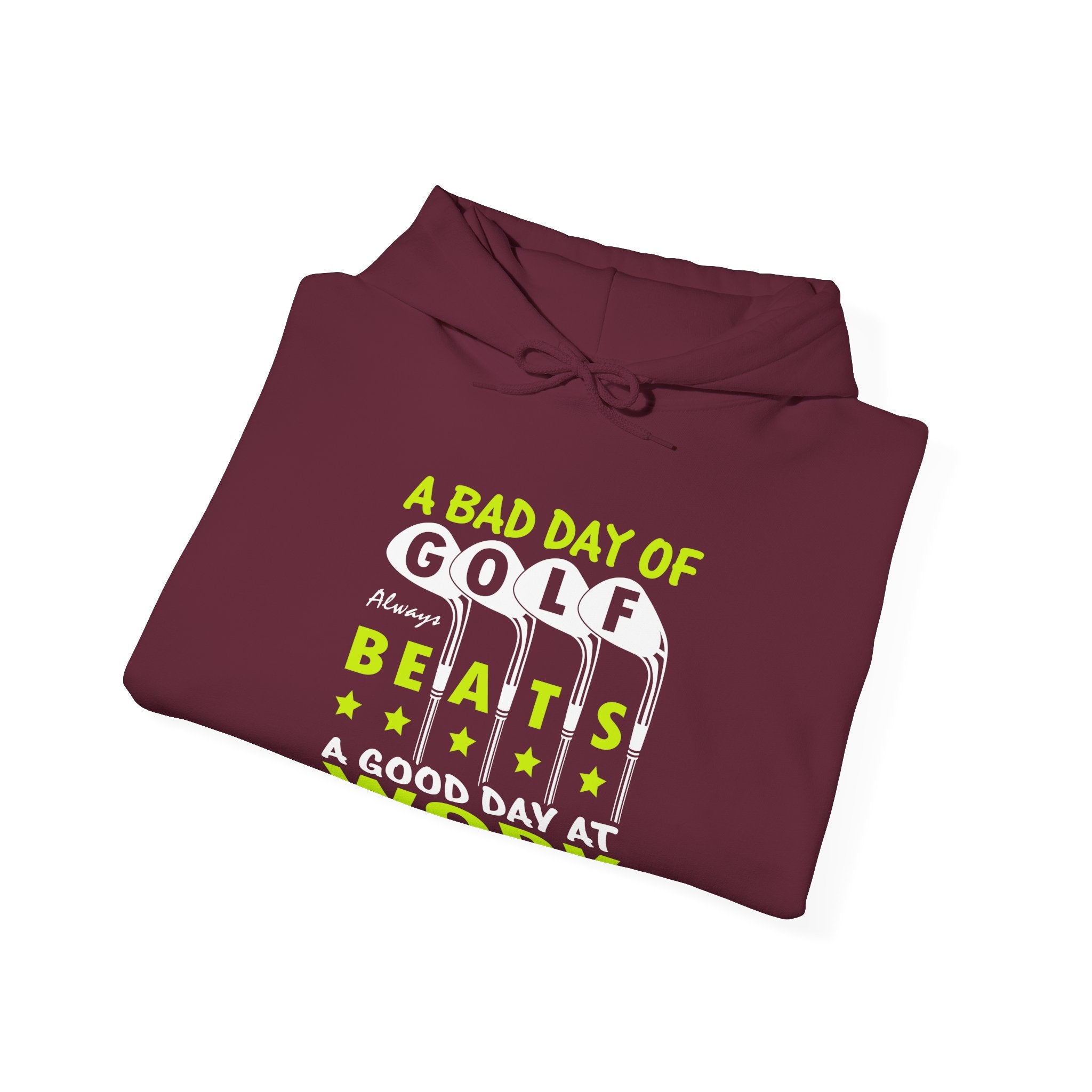 A Bad Day Of Gold Always Beats A Good Day At Work Unisex Heavy Blend Hooded Sweatshirt
