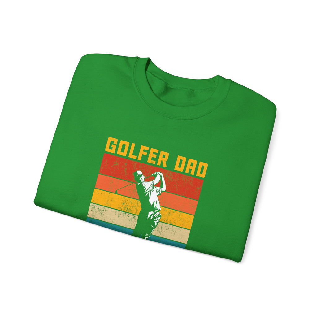 Golfer Dad Like A Regular Dad But Cooler Unisex Heavy Blend Crewneck Sweatshirt
