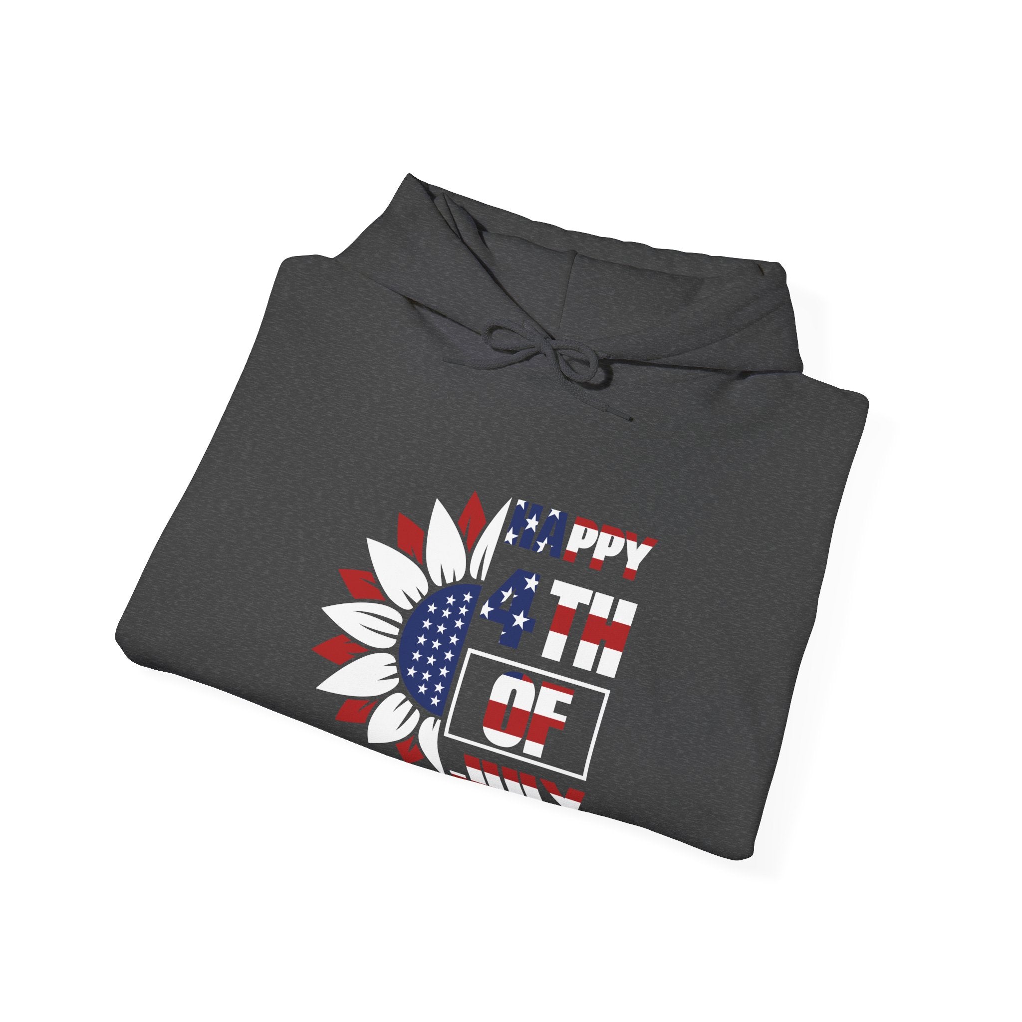 Happy 4th Of July Unisex Heavy Blend Hooded Sweatshirt For Cold Days