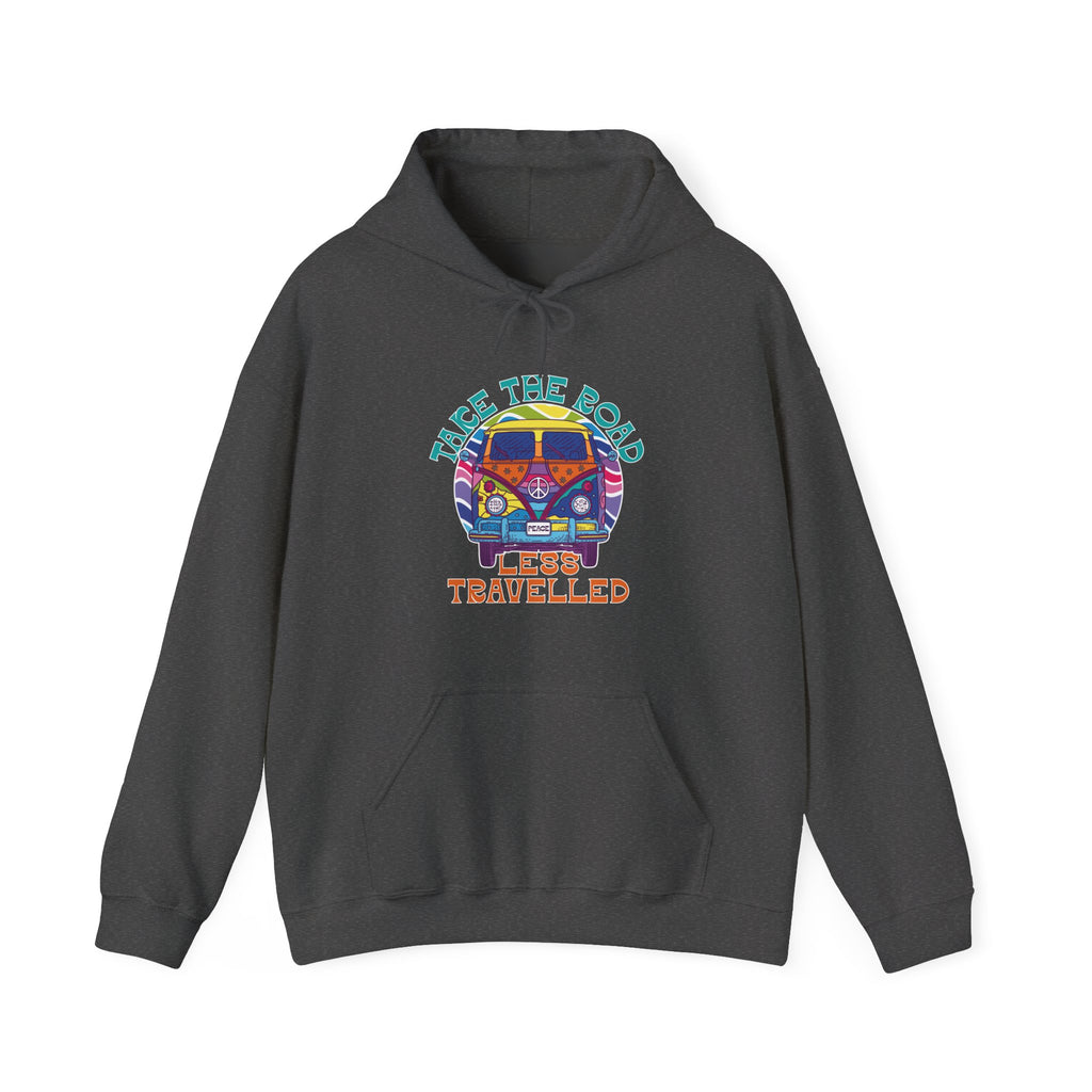 Take The Road Less Travelled Unisex Heavy Blend Hooded Sweatshirt