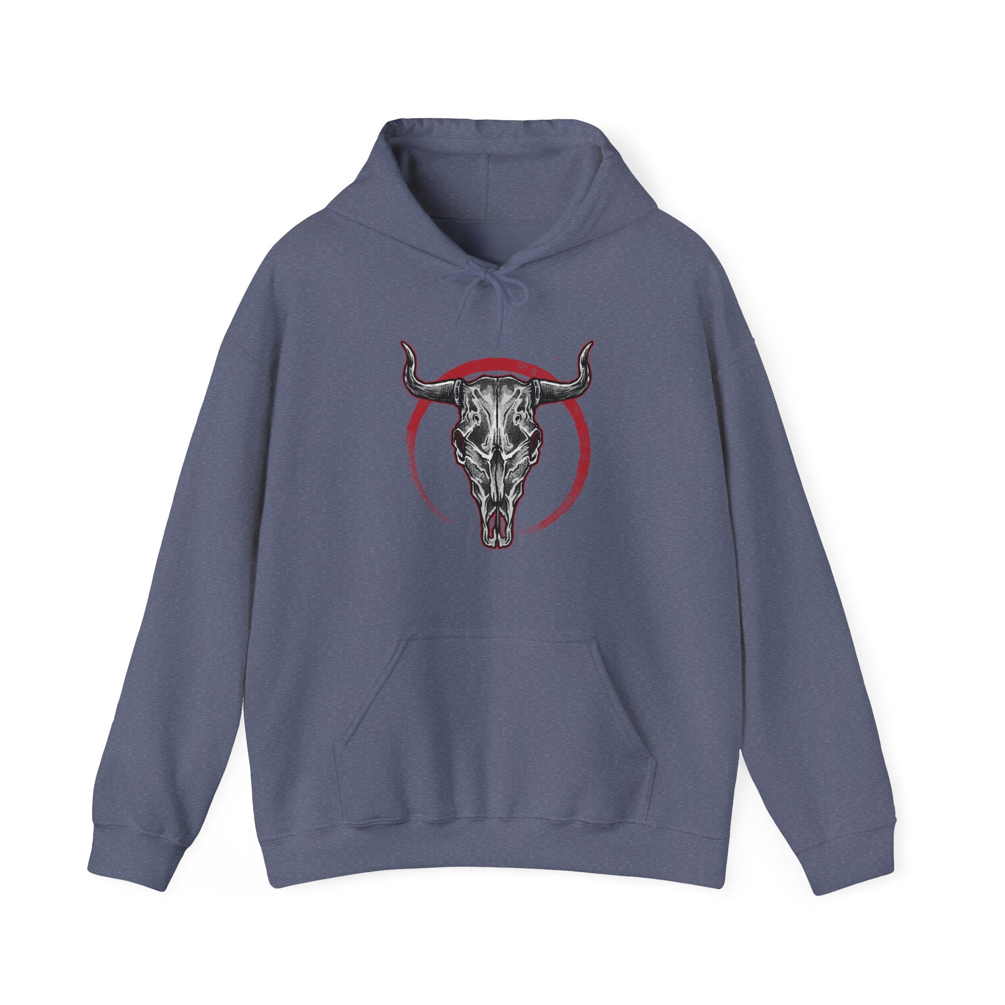 Bull Skull Unisex Heavy Blend Hooded Sweatshirt for Ultimate Comfort and Style