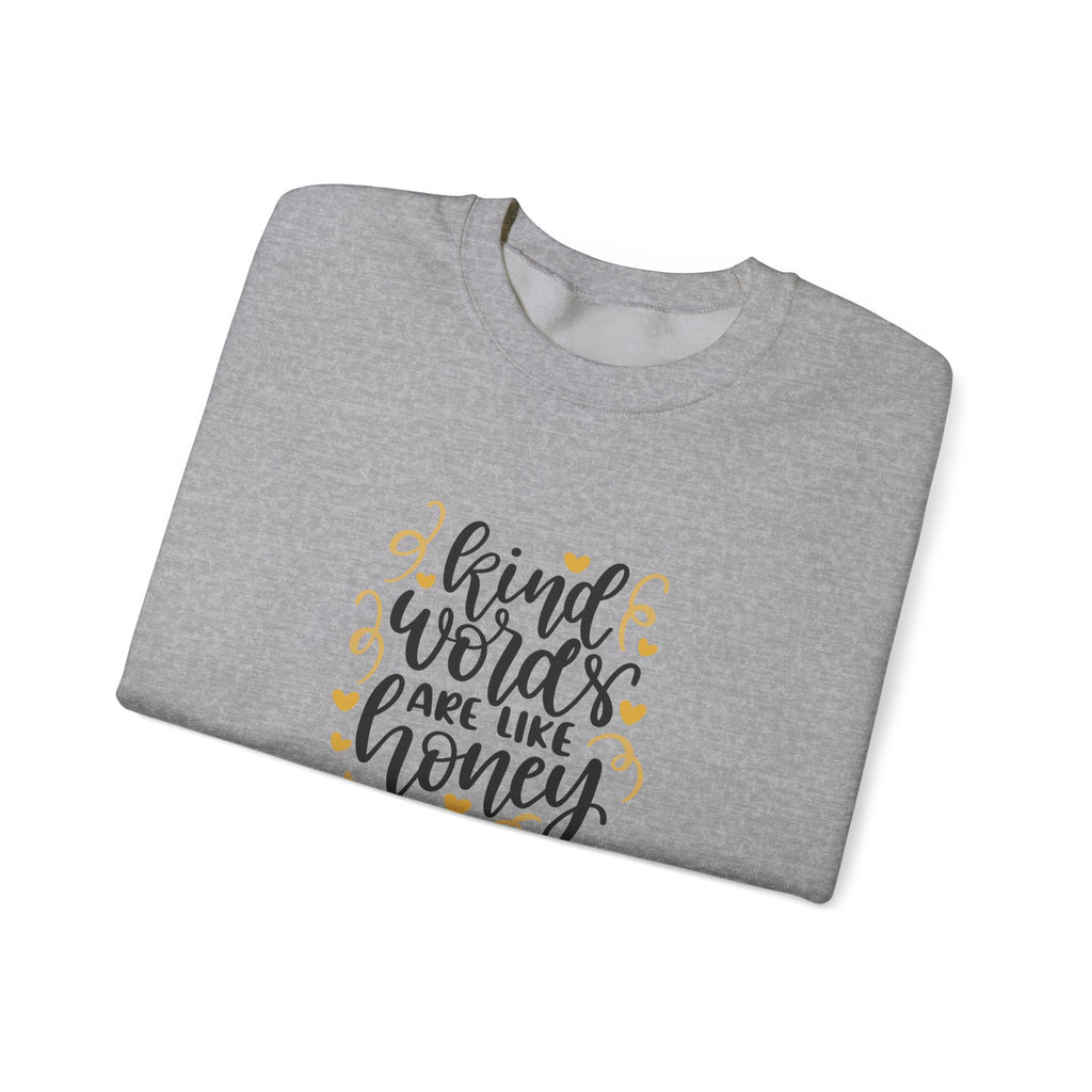 Kinds Words Are Like Honey Proverbs 16 24 Unisex Heavy Blend Crewneck Sweatshirt