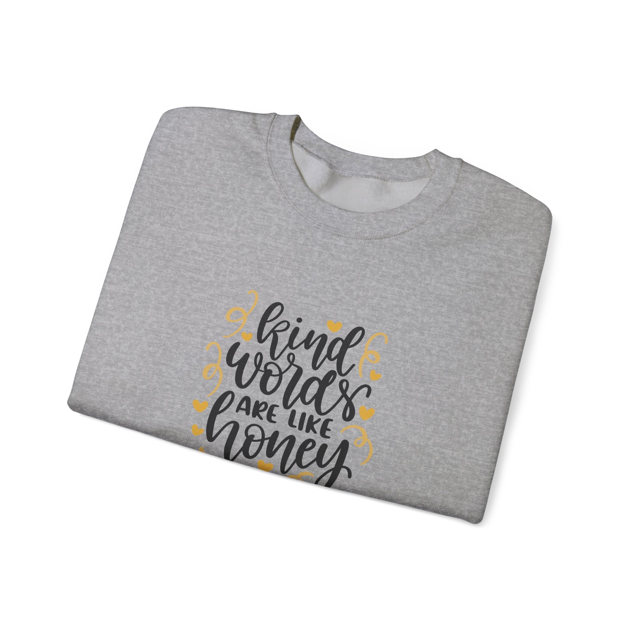 Kinds Words Are Like Honey Proverbs 16 24 Unisex Heavy Blend Crewneck Sweatshirt