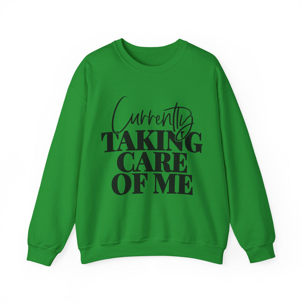 Currently Taking Care of Me Unisex Heavy Blend Crewneck Sweatshirt