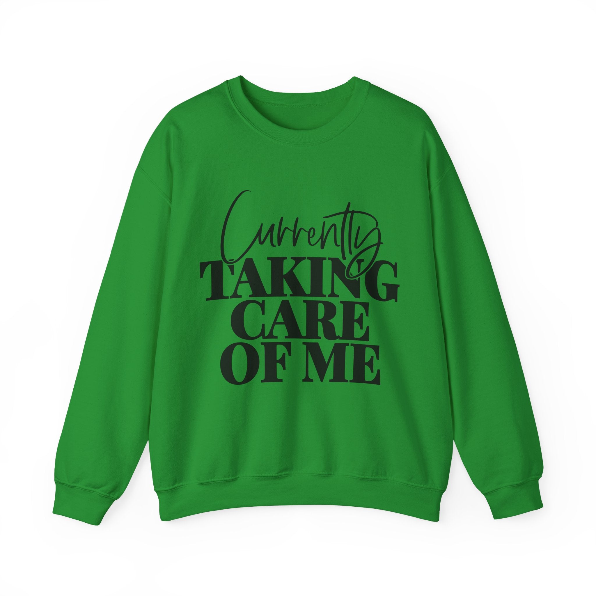 Currently Taking Care of Me Unisex Heavy Blend Crewneck Sweatshirt