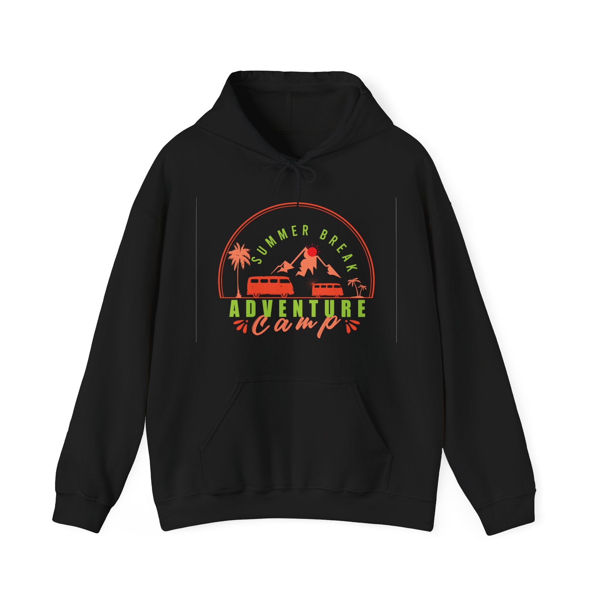 Summer Break Adventure Camp Unisex Heavy Blend Hooded Sweatshirt