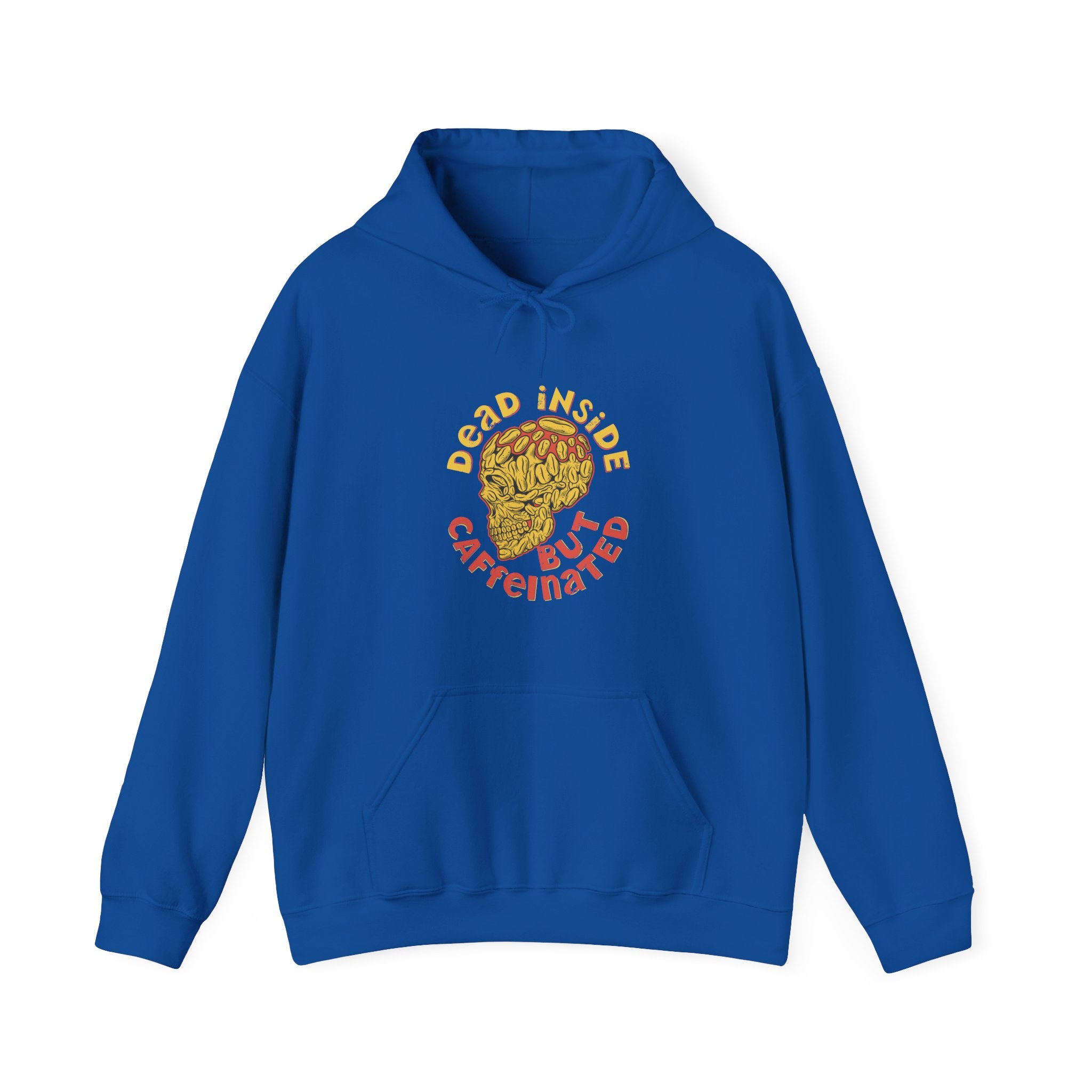 Dead Inside But Caffeinated Unisex Heavy Blend Hooded Sweatshirt