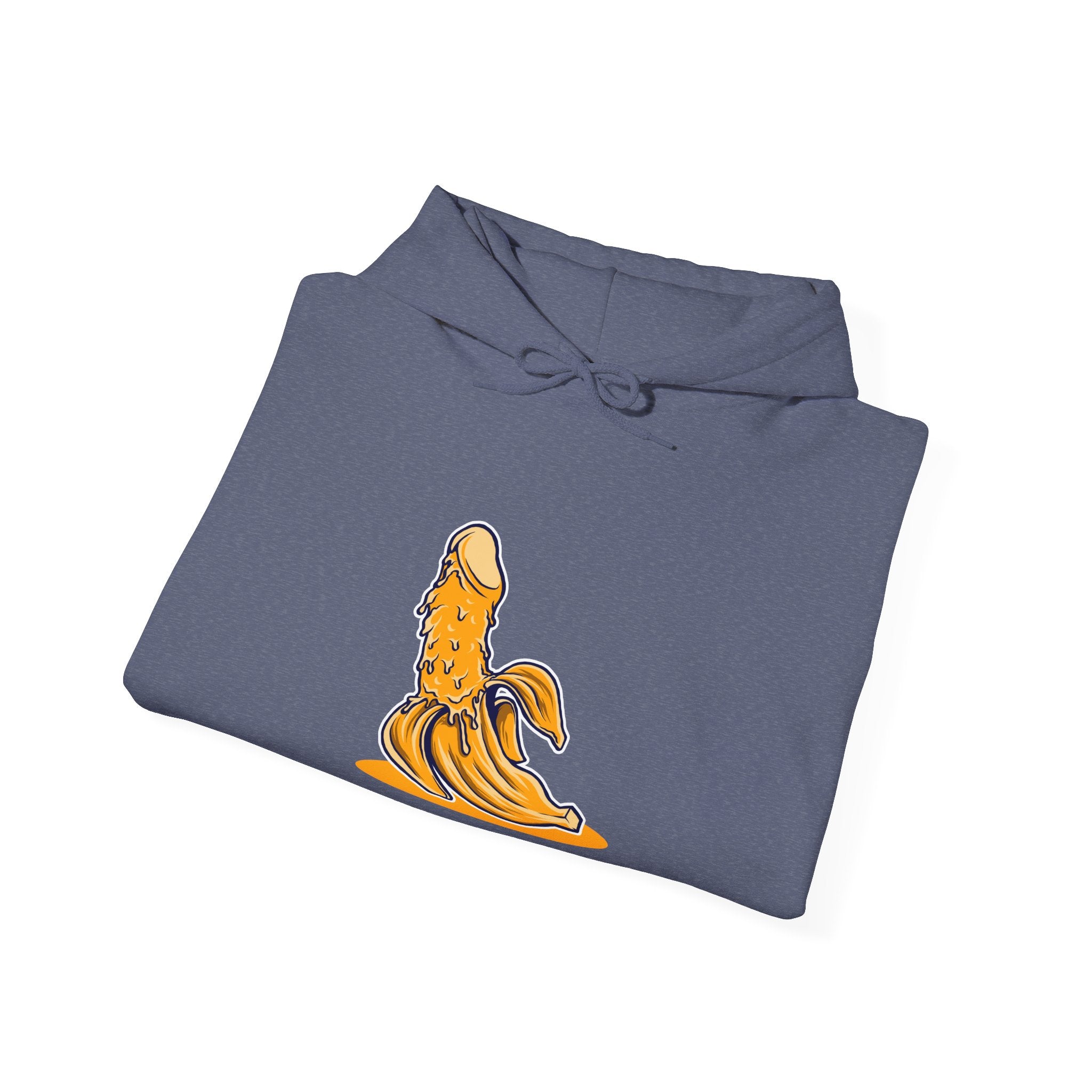 Penis Banana Unisex Heavy Blend Hooded Sweatshirt for Ultimate Comfort
