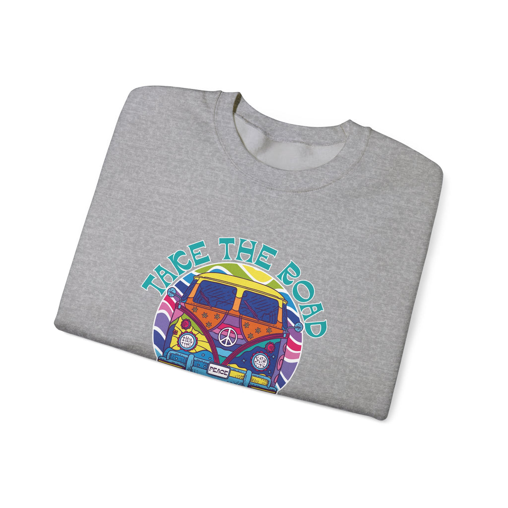Take The Road Less Travelled Unisex Heavy Blend Crewneck Sweatshirt