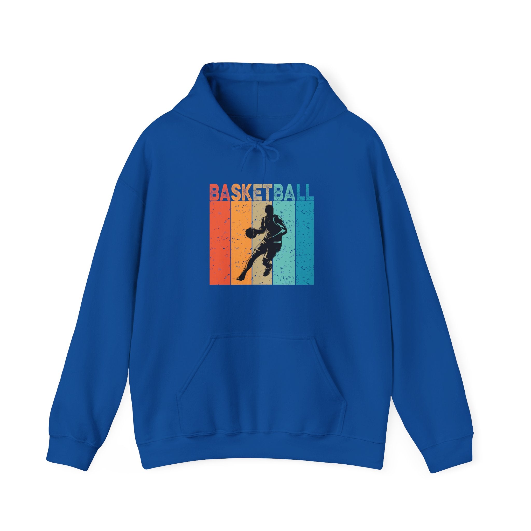 Basketball Man Unisex Heavy Blend Hooded Sweatshirt for Ultimate Comfort and Warmth