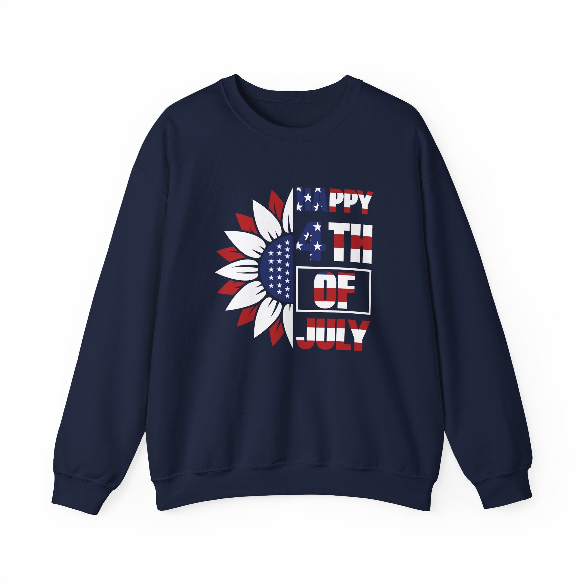 Happy 4th Of July Unisex Heavy Blend Crewneck Sweatshirt