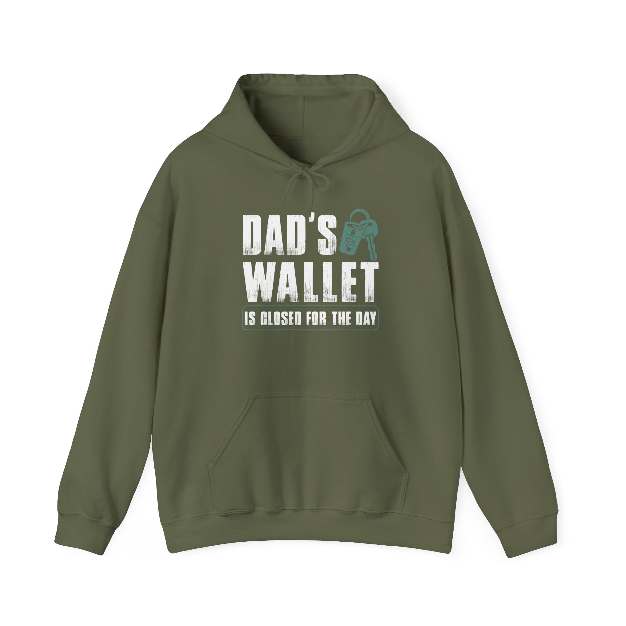 Dads Wallet Is Closed For The Day Unisex Heavy Blend Hooded Sweatshirt