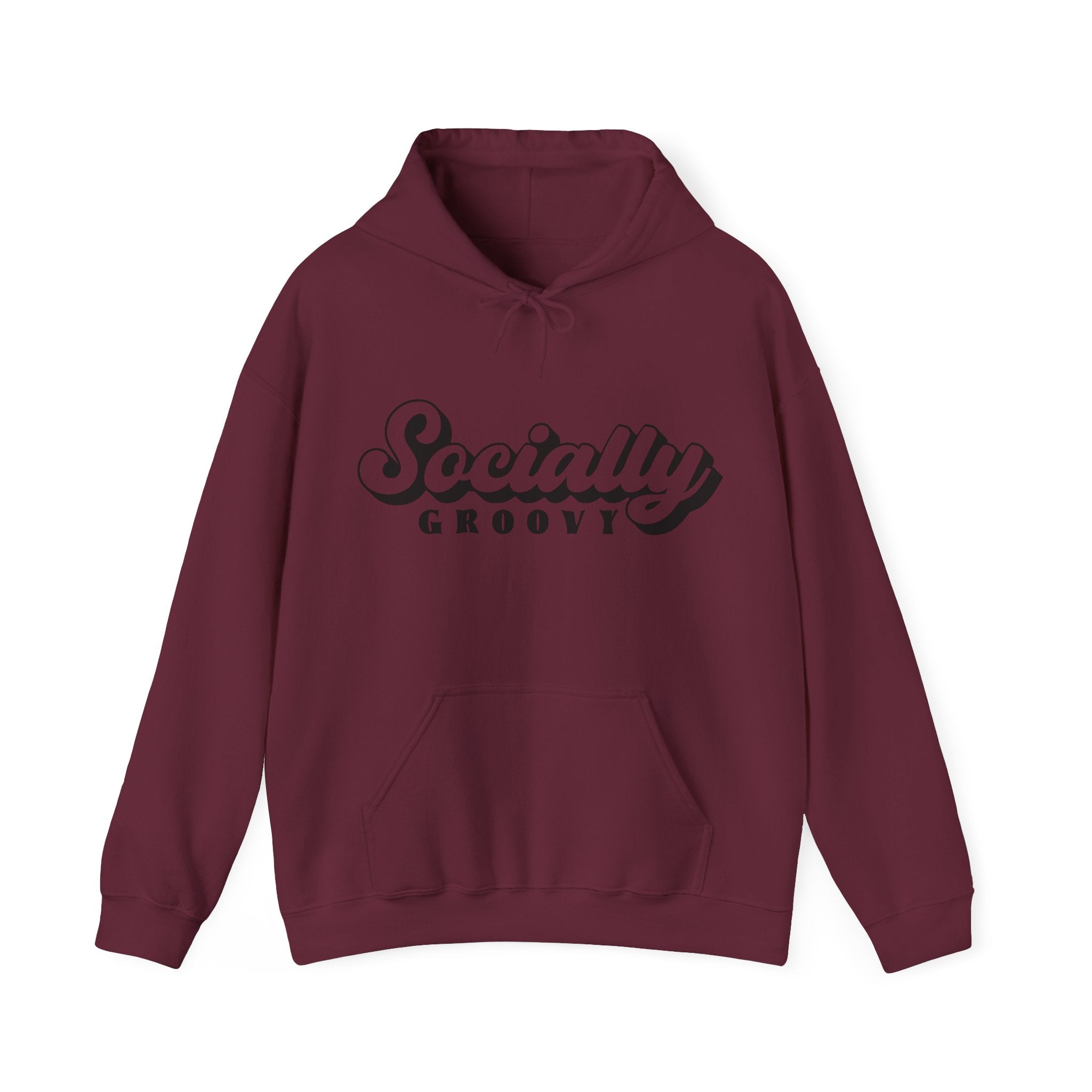 Socially Groovy Unisex Heavy Blend Hooded Sweatshirt for Ultimate Comfort and Style