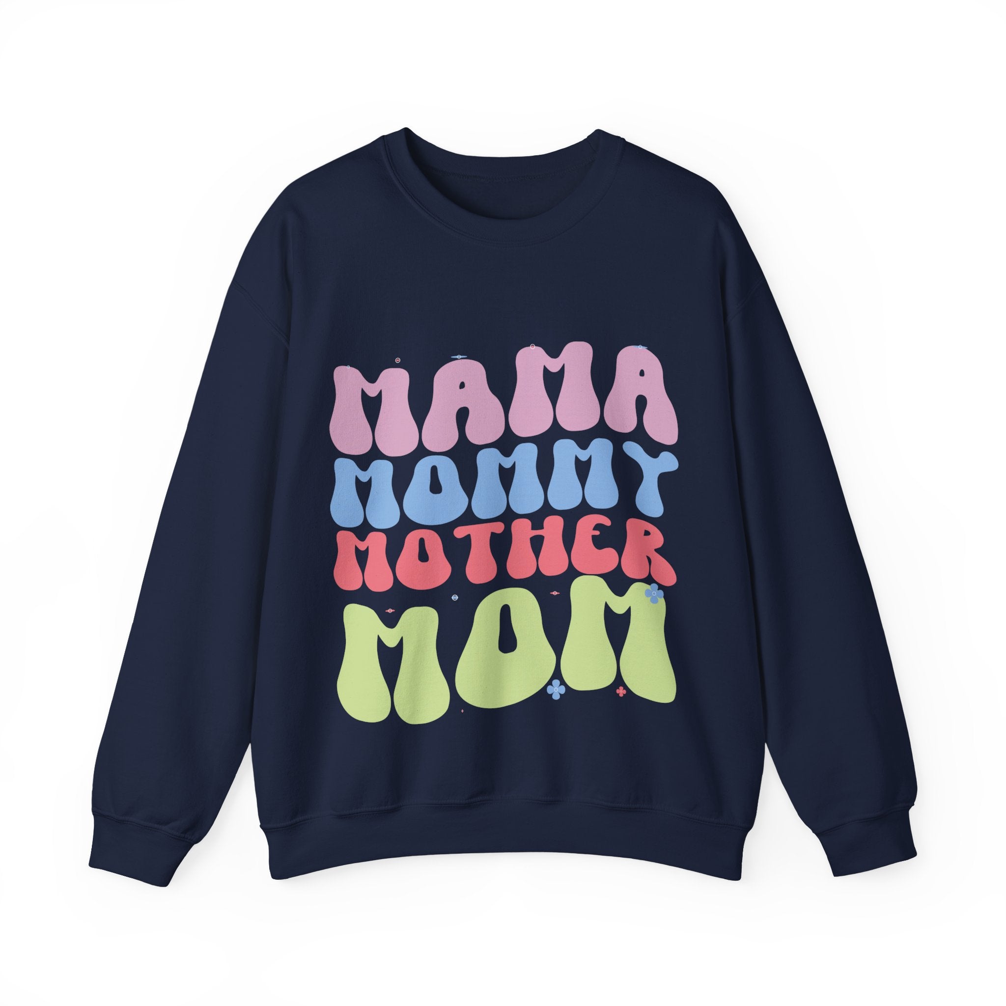Mama Mommy Unisex Heavy Blend Crewneck Sweatshirt for Ultimate Comfort