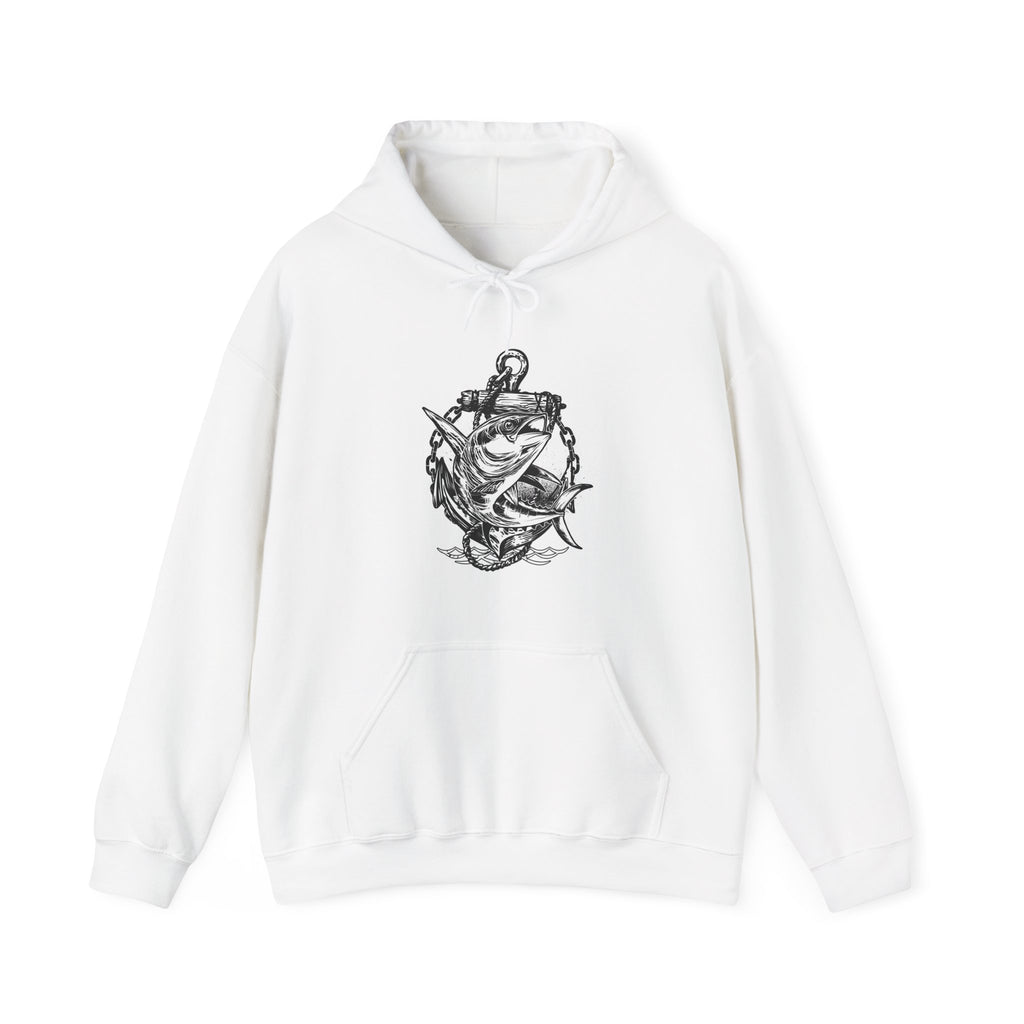 Fish And Anchor Unisex Heavy Blend Hooded Sweatshirt For Ultimate Comfort