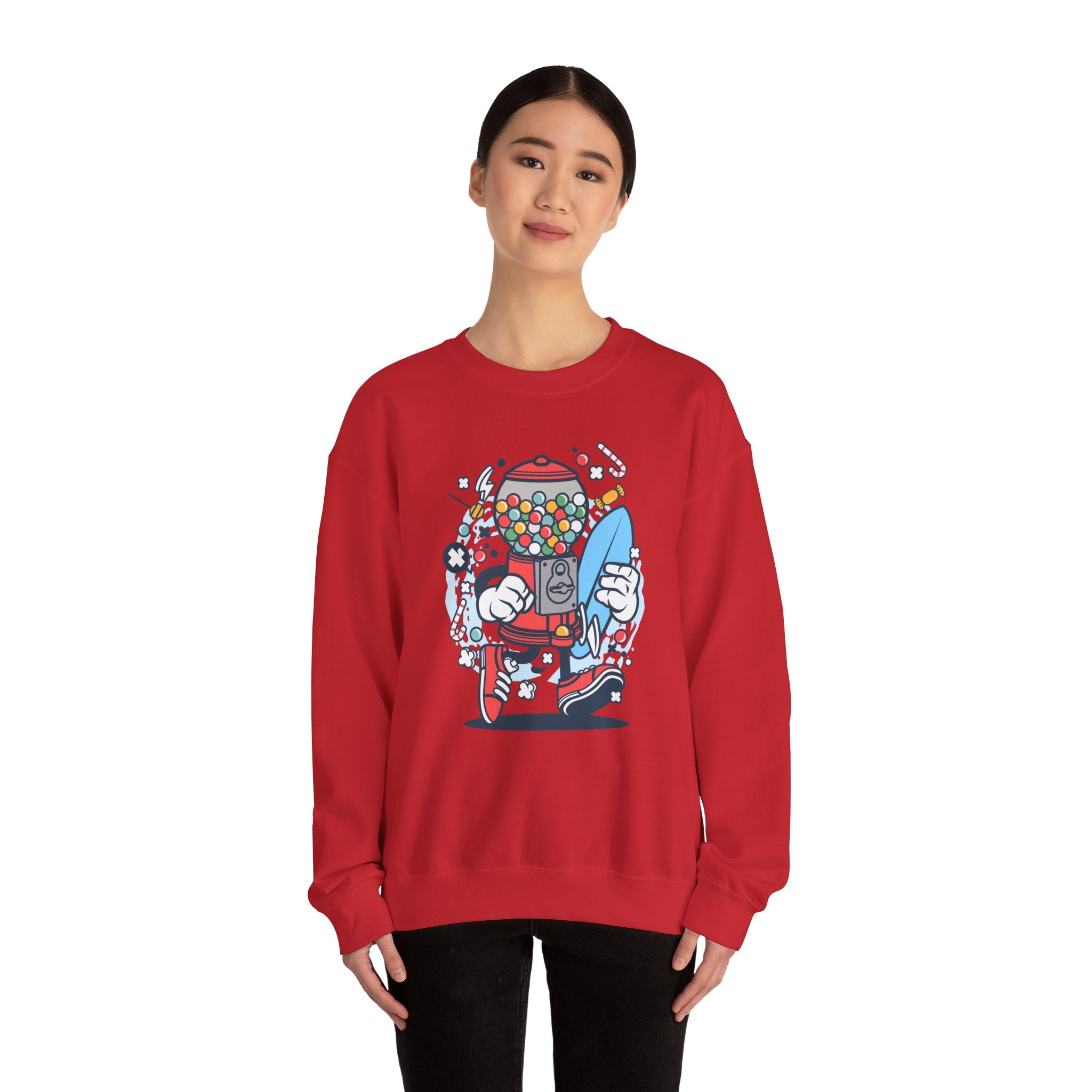 Candy Machine Surfer Unisex Heavy Blend Crewneck Sweatshirt