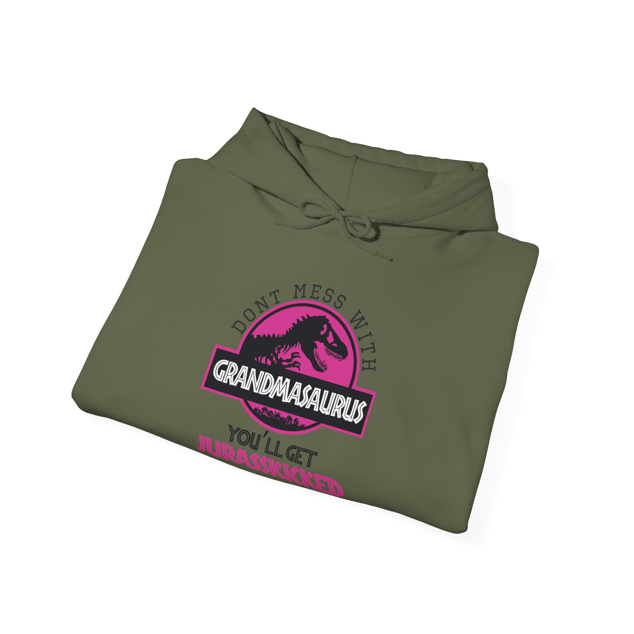 Dont Mess With Grandma Youll Get Jurasskicked Unisex Heavy Blend Hooded Sweatshirt