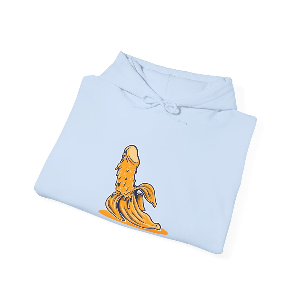 Penis Banana Unisex Heavy Blend Hooded Sweatshirt for Ultimate Comfort