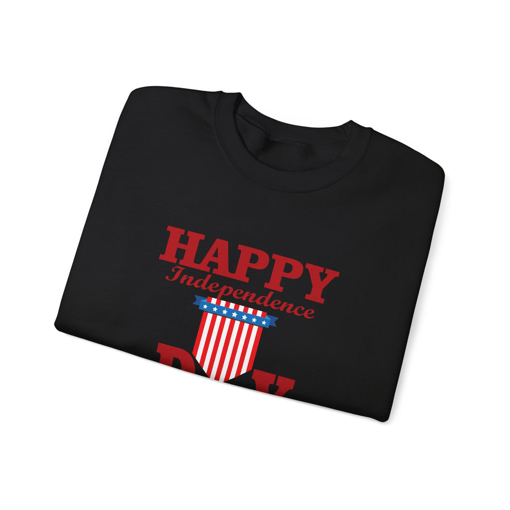 Happy Independence Day Unisex Heavy Blend Crewneck Sweatshirt for Ultimate Comfort