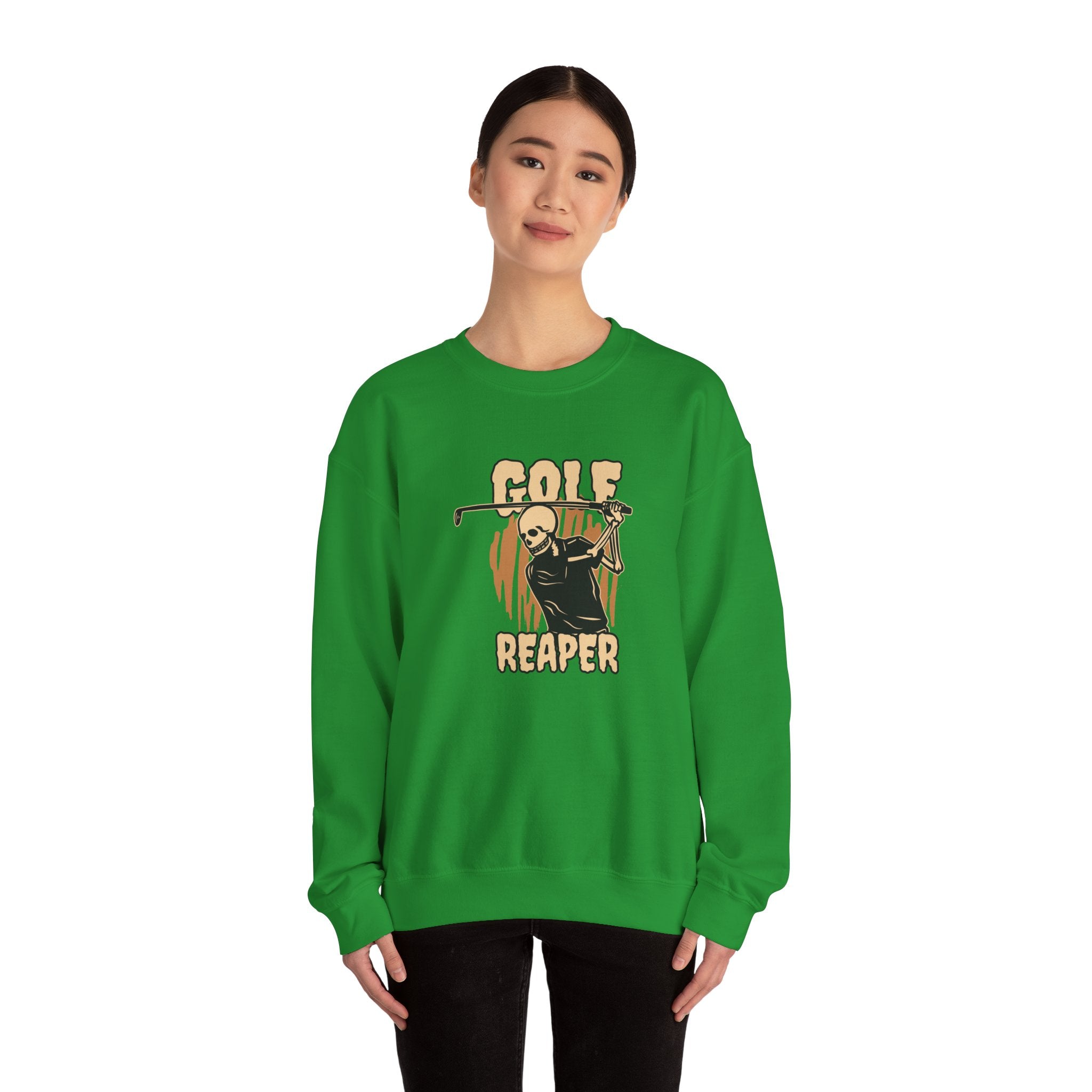 Gold Reaper Unisex Heavy Blend Crewneck Sweatshirt for Ultimate Comfort