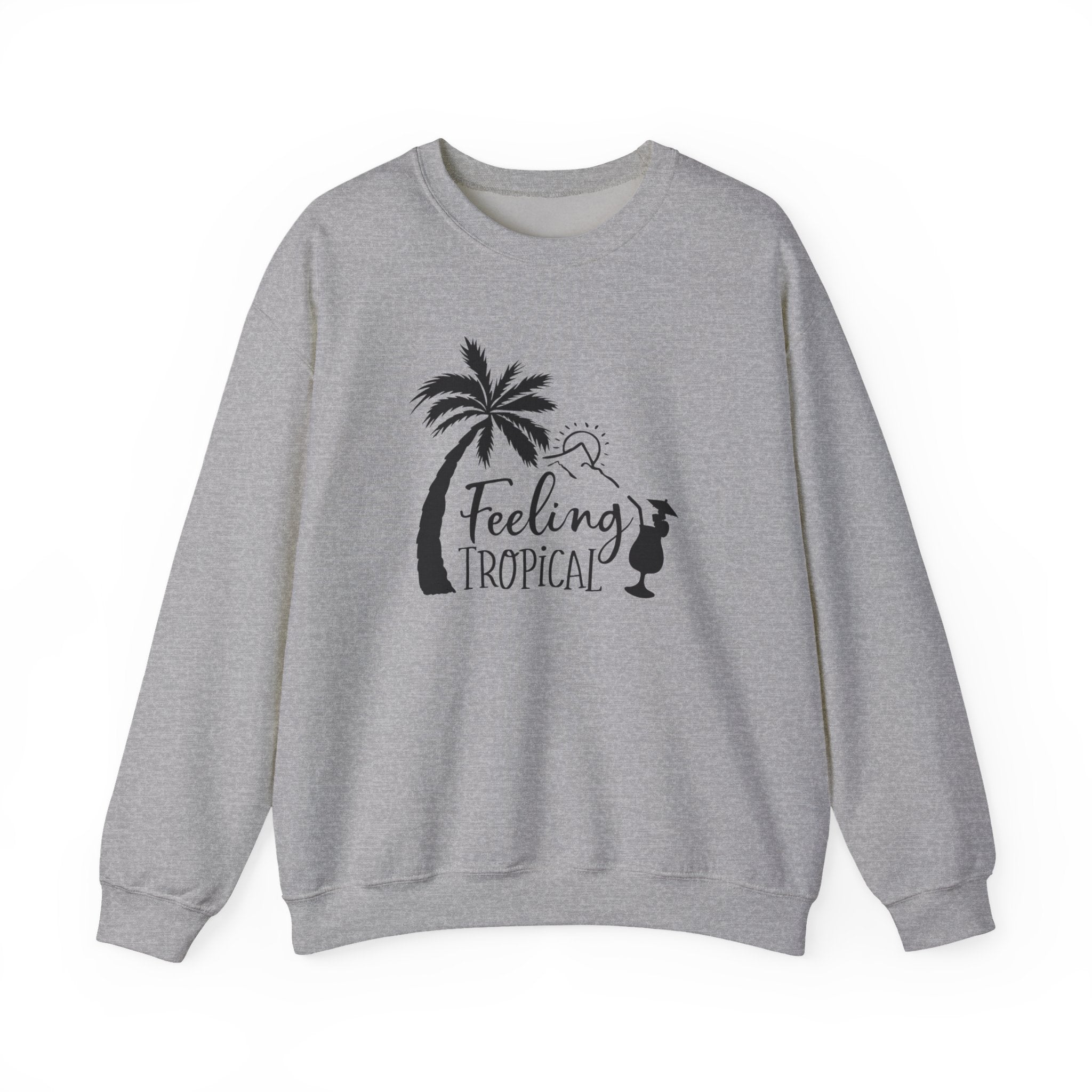 Feeling Tropical Unisex Heavy Blend Crewneck Sweatshirt for Ultimate Comfort