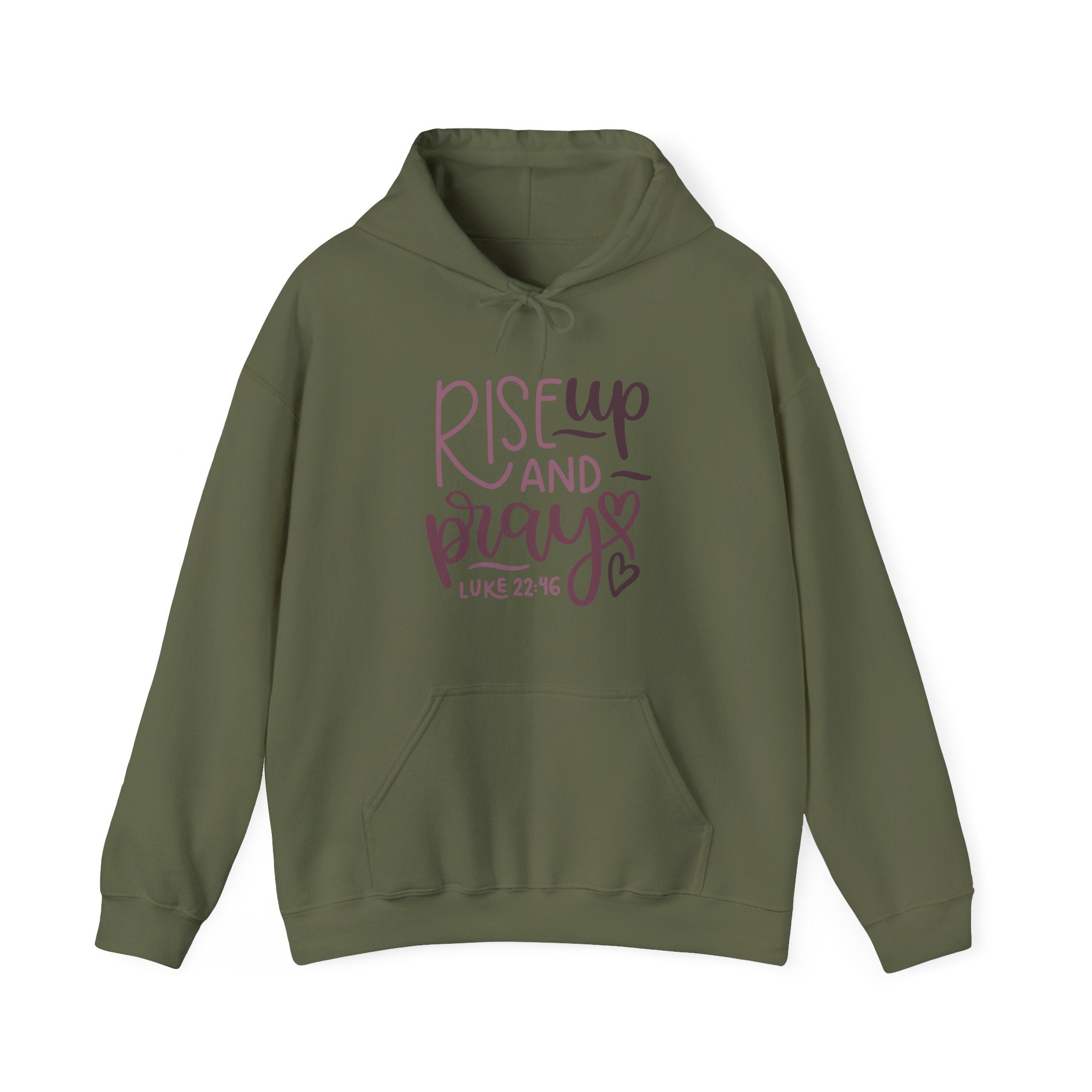 Rise Up And Pray Luke 22 46 Unisex Heavy Blend Hooded Sweatshirt