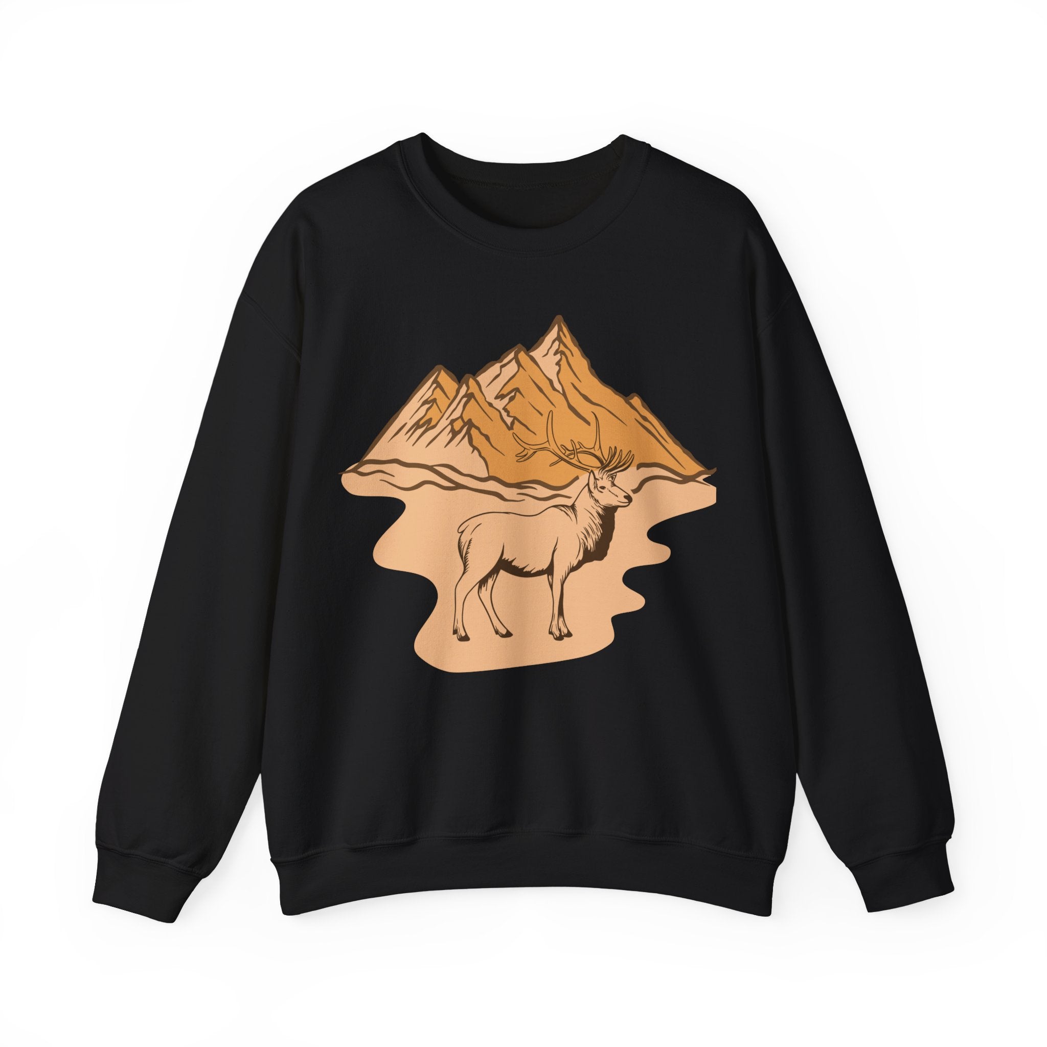 Mountain 2 Unisex Heavy Blend Crewneck Sweatshirt for Ultimate Comfort and Style