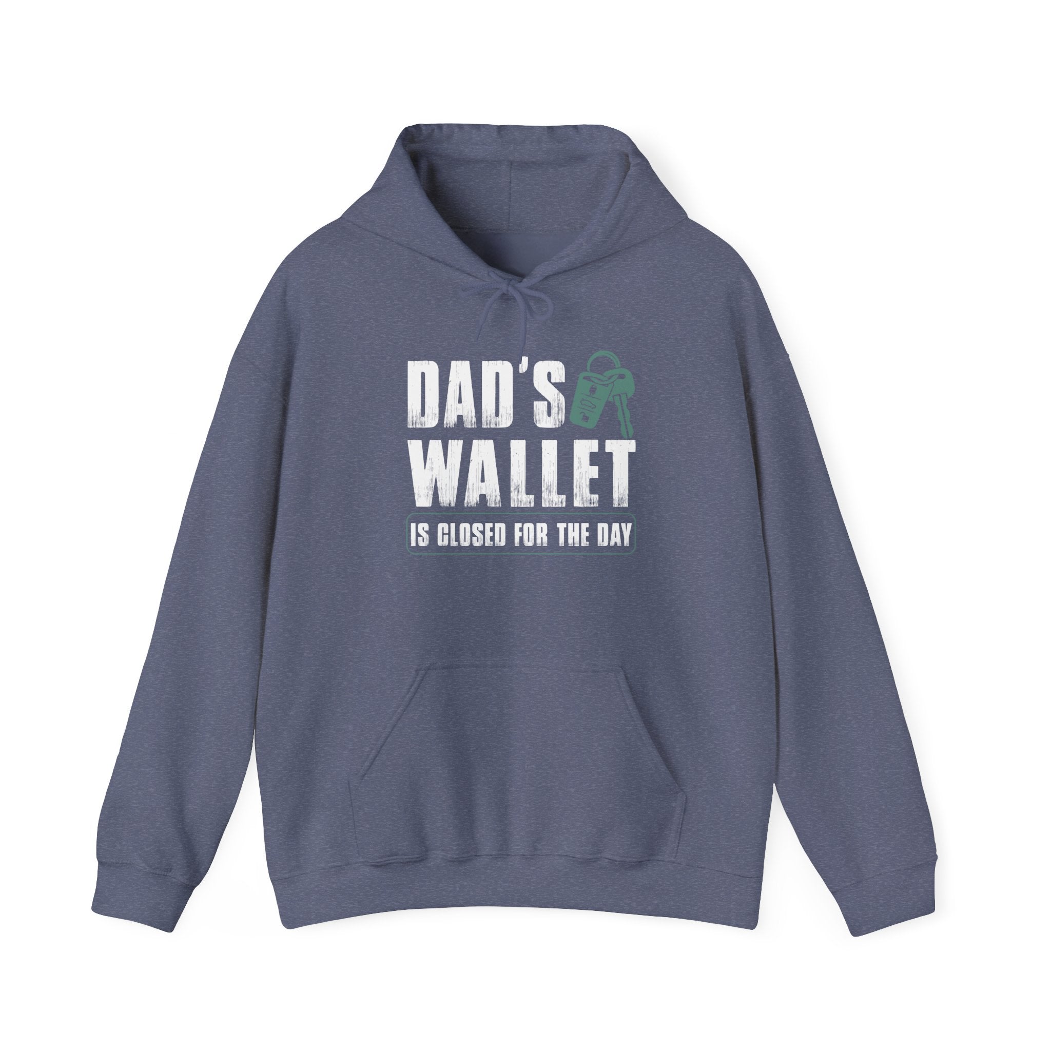 Dads Wallet Is Closed For The Day Unisex Heavy Blend Hooded Sweatshirt