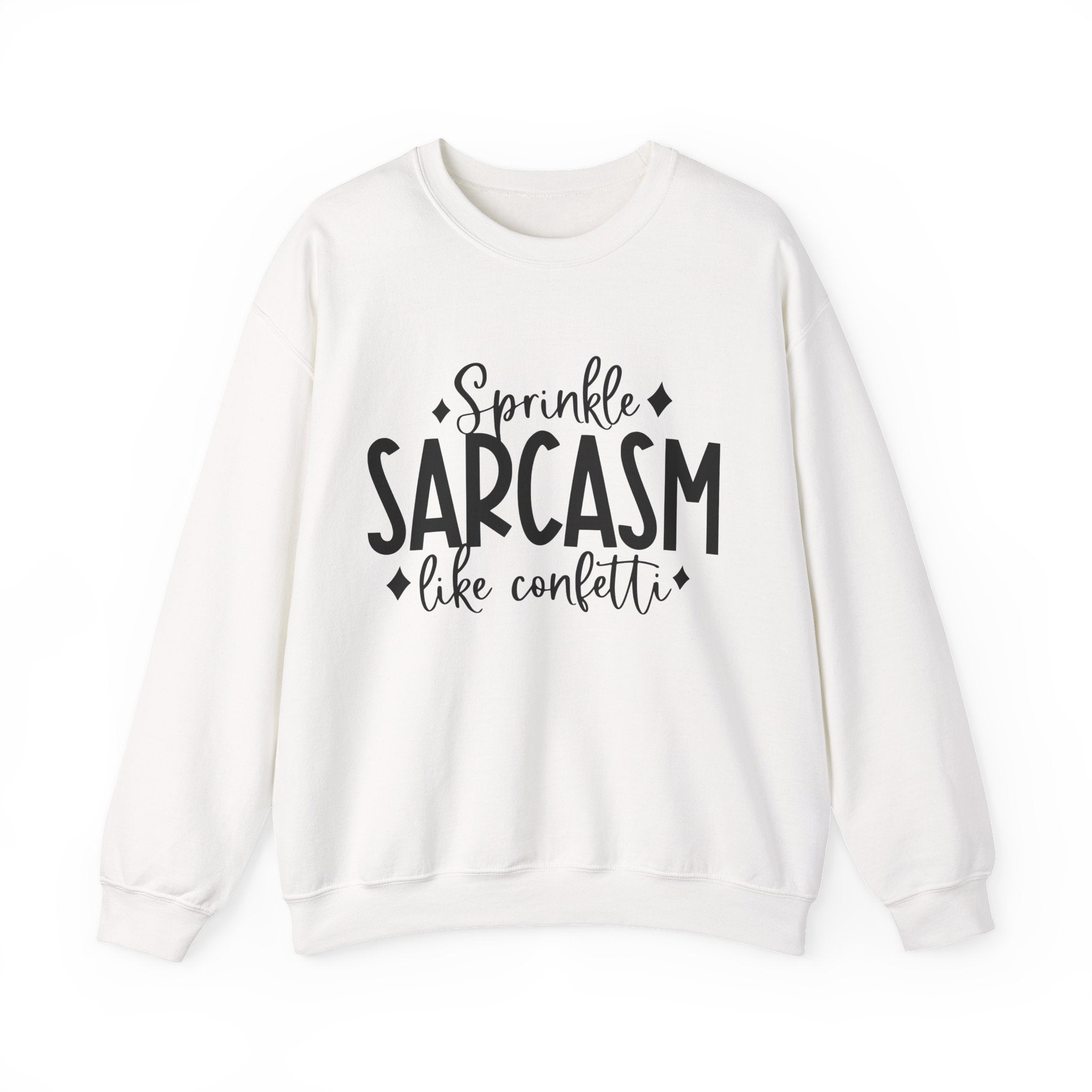Sprinkle Sarcasm Like Confetti Unisex Heavy Blend Crewneck Sweatshirt