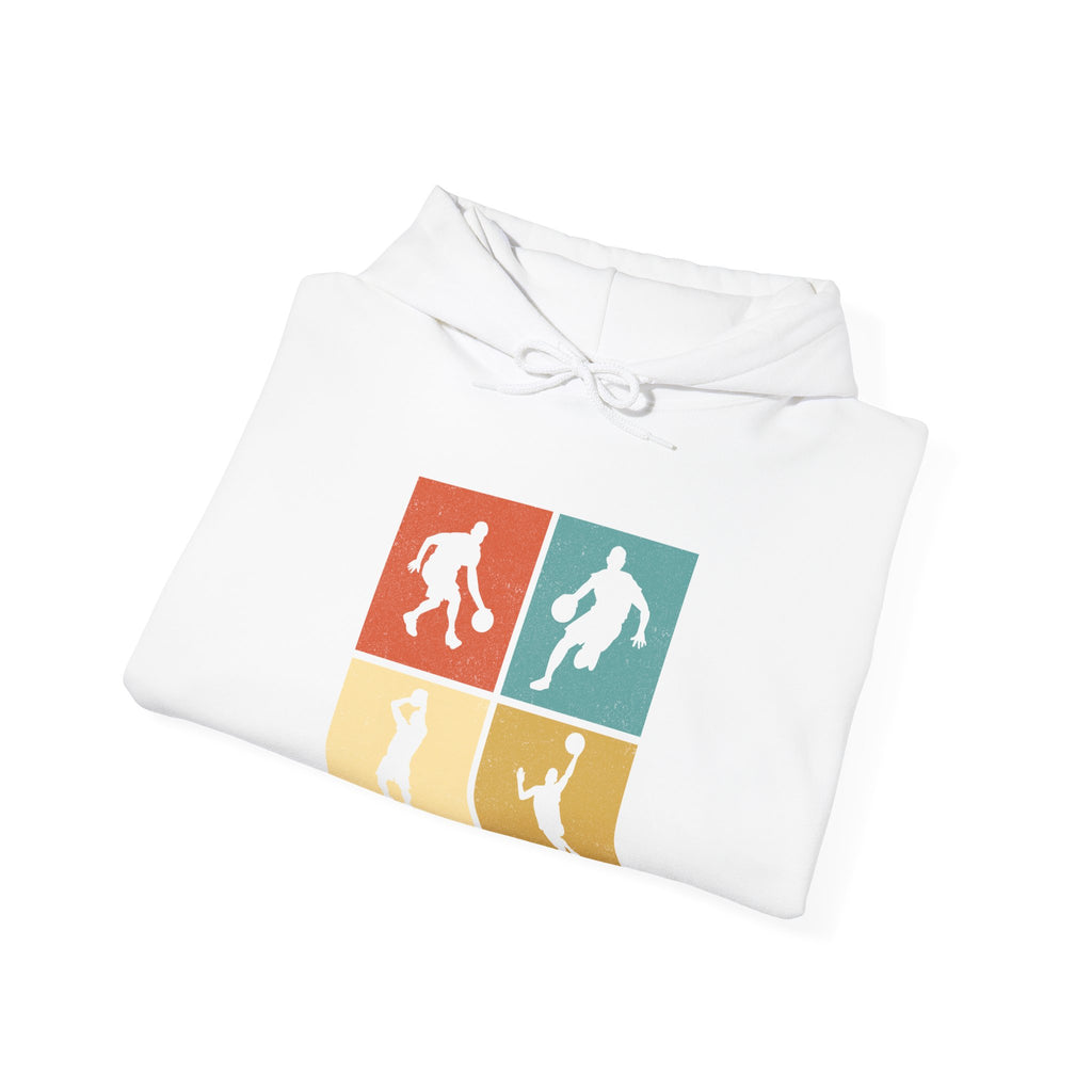 Different Basketball Positions Unisex Heavy Blend Hooded Sweatshirt