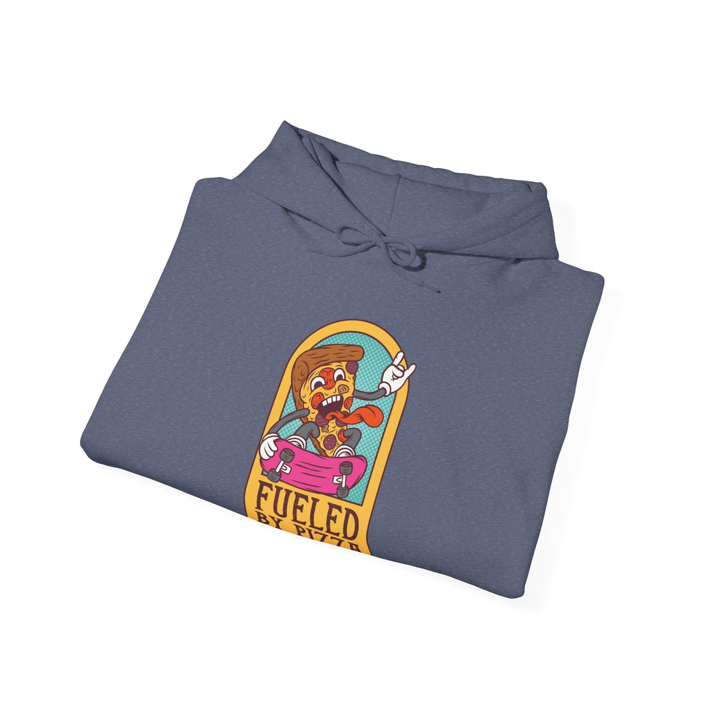 Fueled By Pizza Unisex Heavy Blend Hooded Sweatshirt for Ultimate Comfort