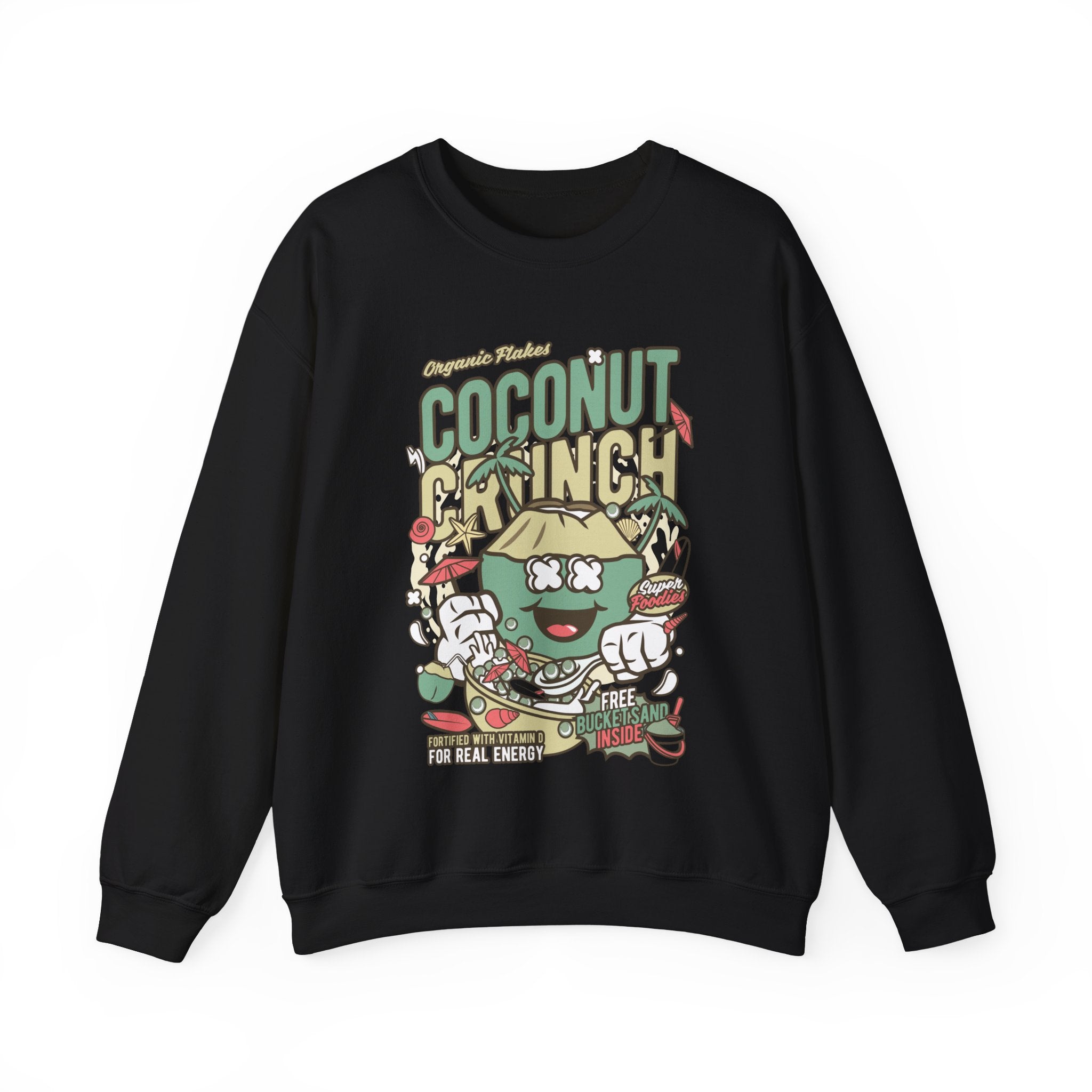 Coconut Crunch Unisex Heavy Blend Crewneck Sweatshirt for Ultimate Comfort