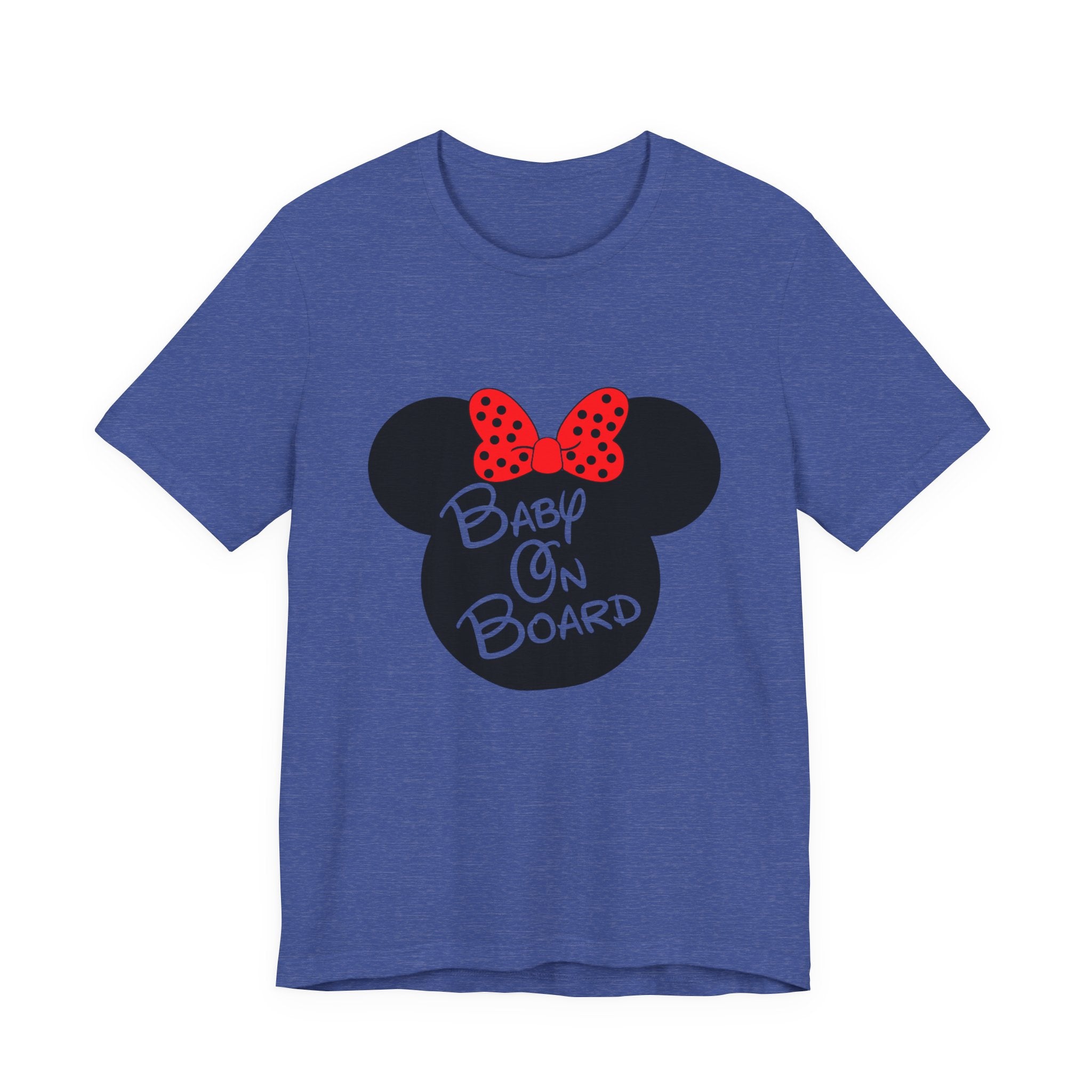 Baby On Board Mouse Ears Unisex Jersey Short Sleeve T-Shirt