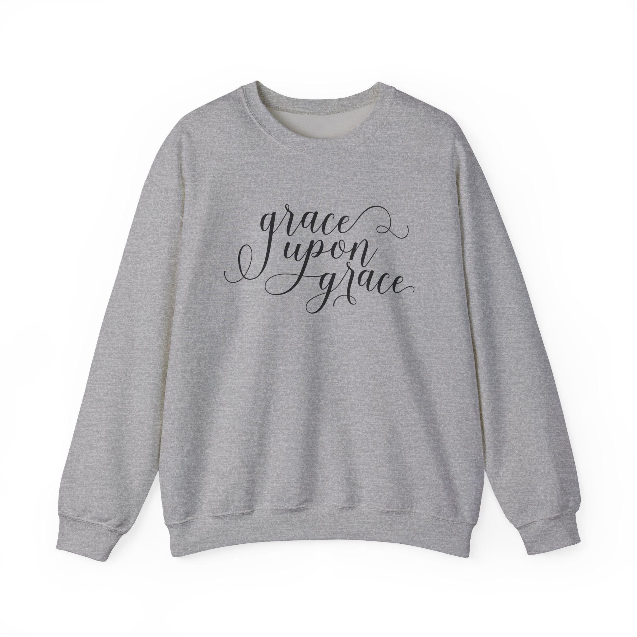 Grace Upon Grace Unisex Heavy Blend Crewneck Sweatshirt for Ultimate Comfort and Style