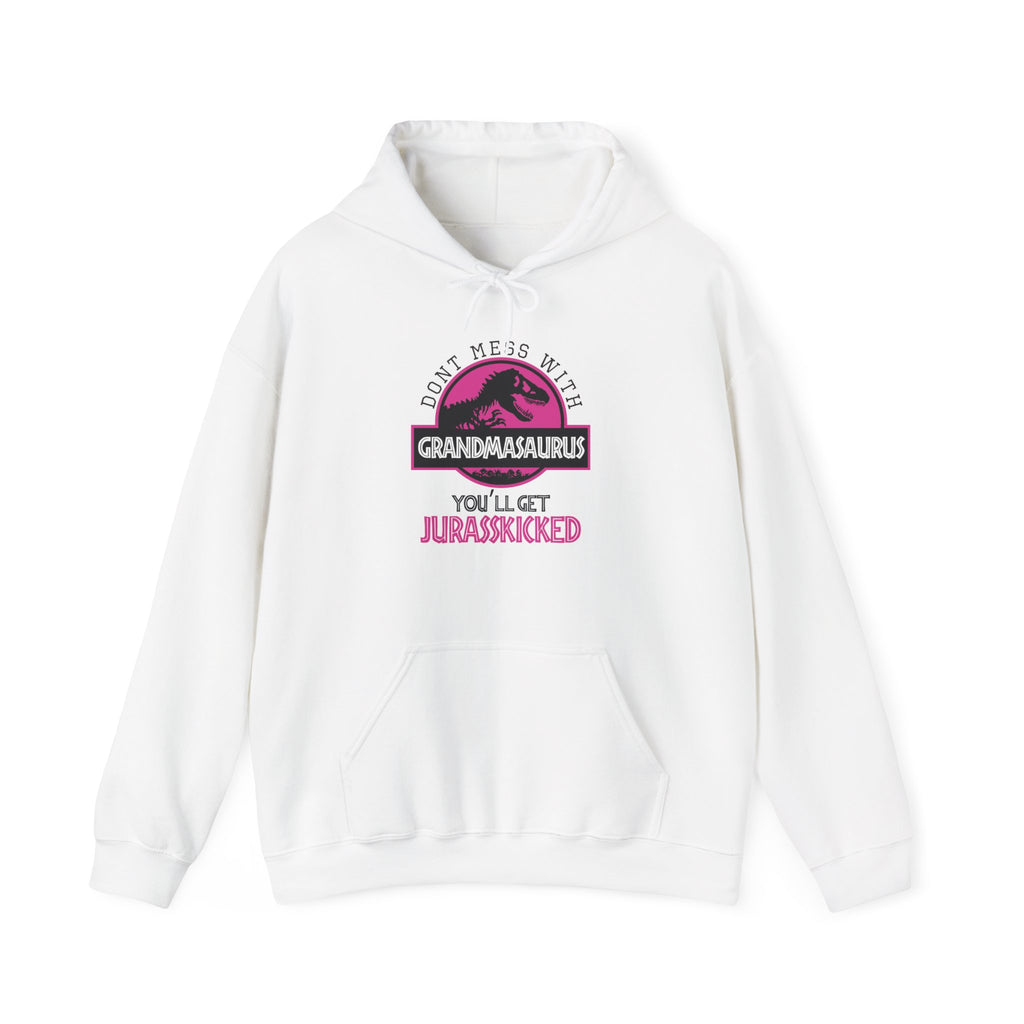Dont Mess With Grandma Youll Get Jurasskicked Unisex Heavy Blend Hooded Sweatshirt