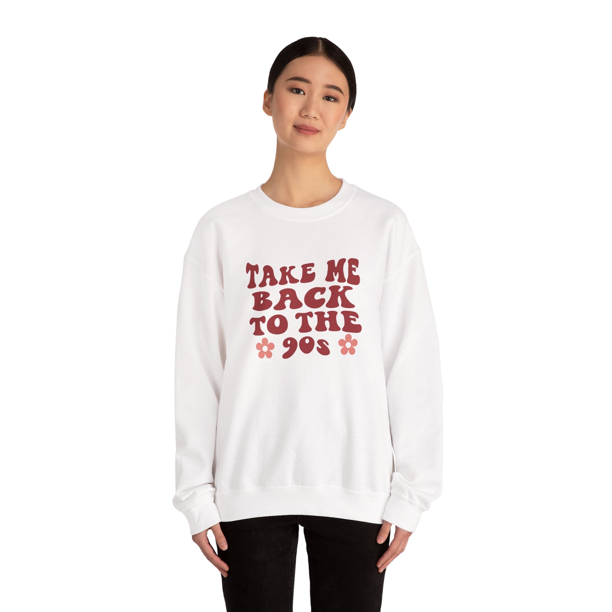 Take Me Back To The 90s Unisex Heavy Blend Crewneck Sweatshirt