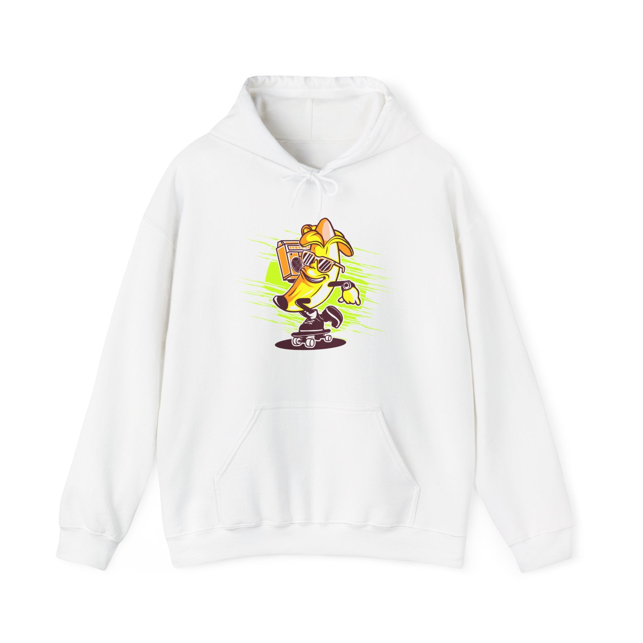 Banana Skateboard Unisex Heavy Blend Hooded Sweatshirt