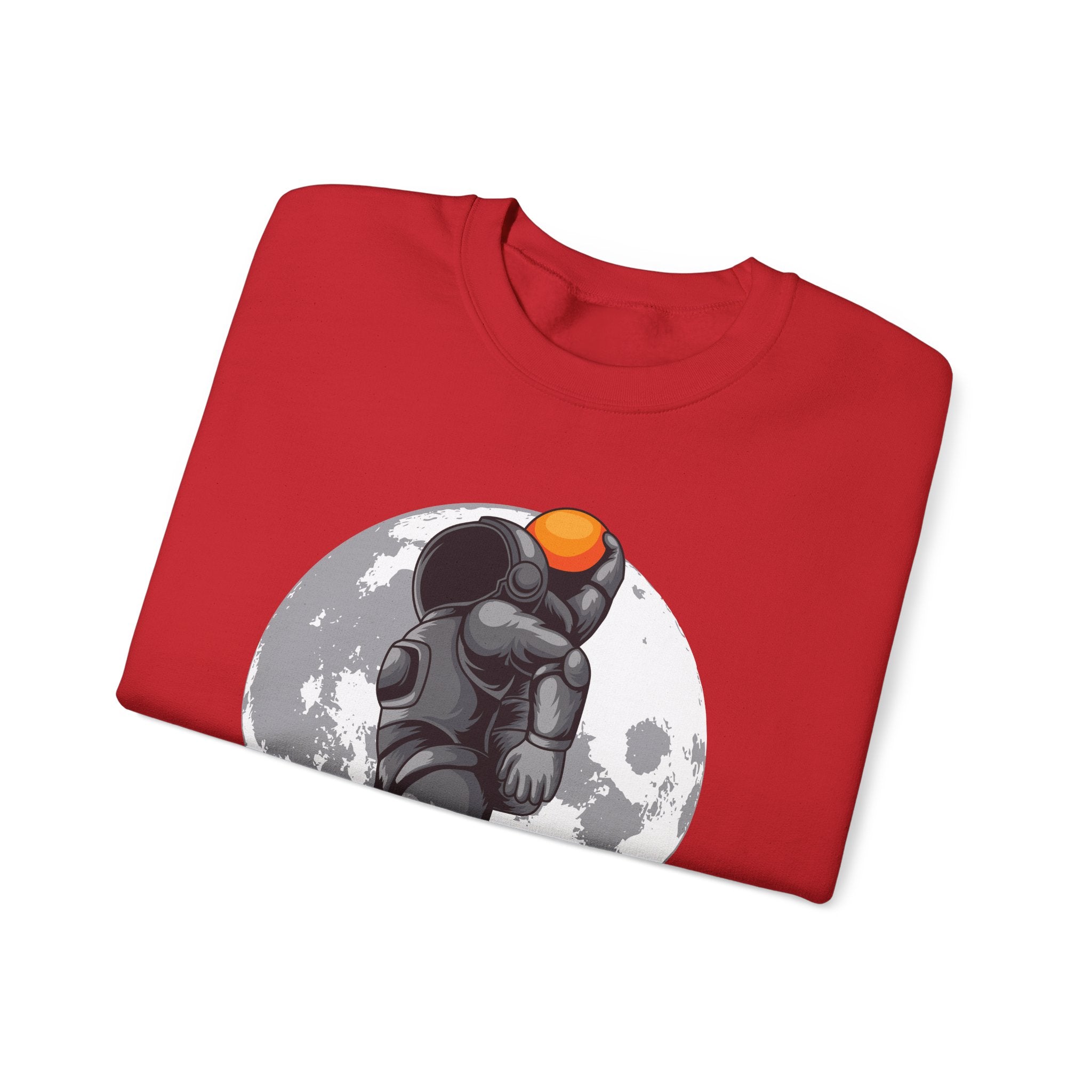 Dunking Basketball Astronaut Unisex Heavy Blend Crewneck Sweatshirt