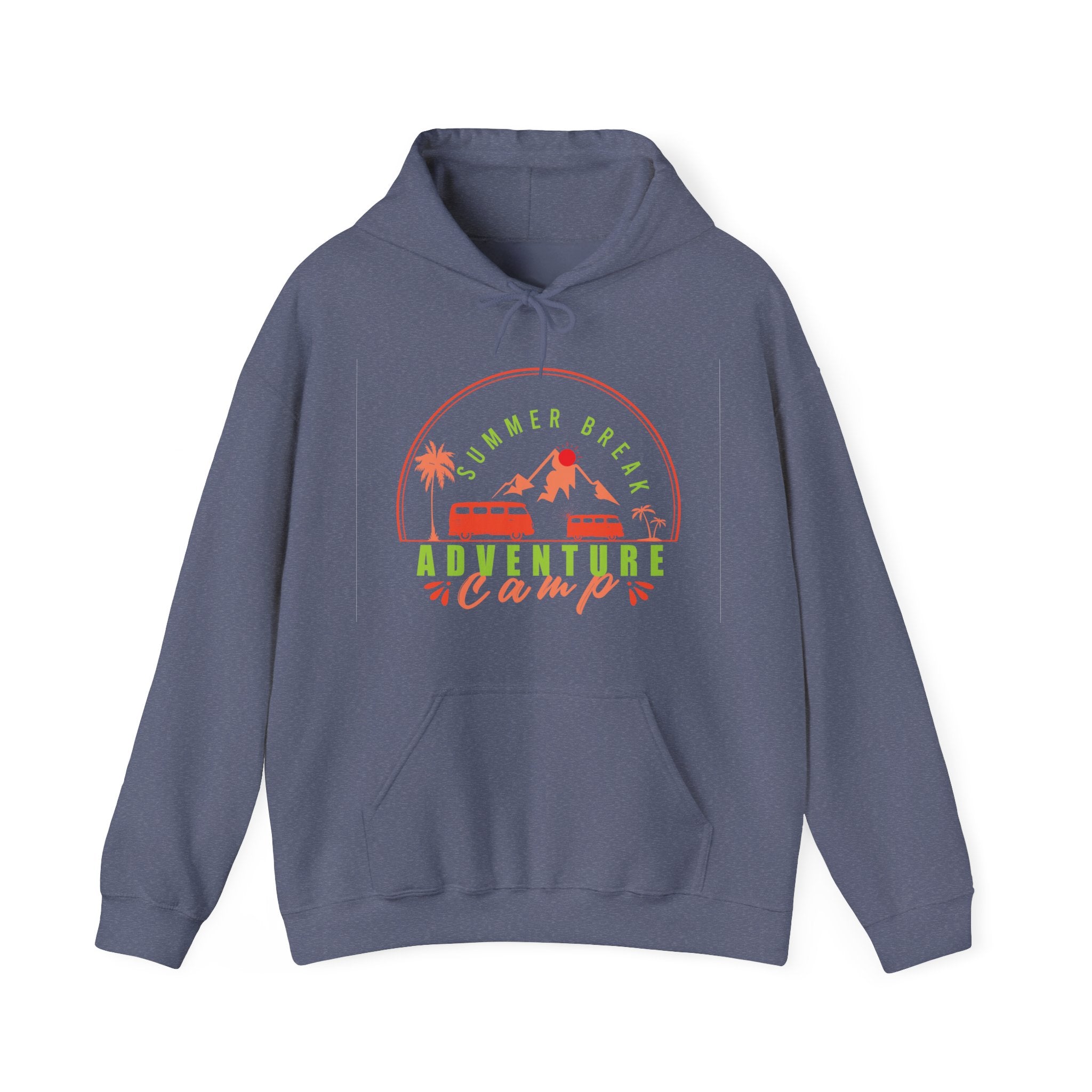 Summer Break Adventure Camp Unisex Heavy Blend Hooded Sweatshirt