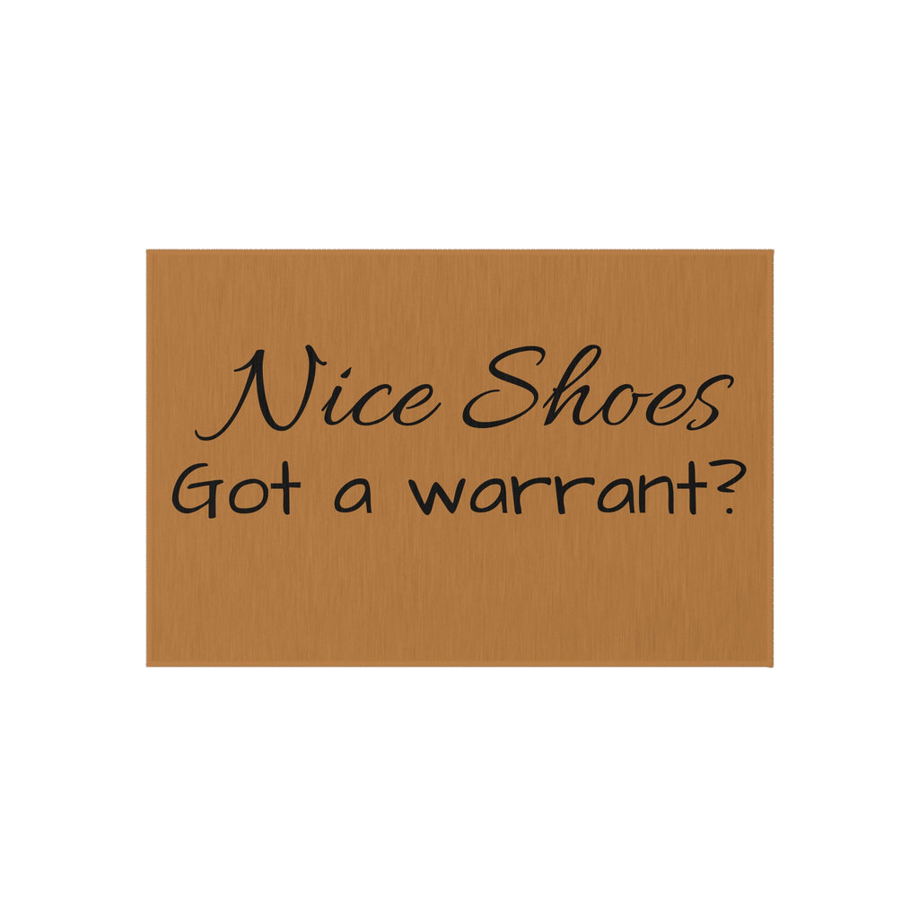 Non Slip Outdoor Rug for Patio and Porch Comfort in Durable Polyester Chenille