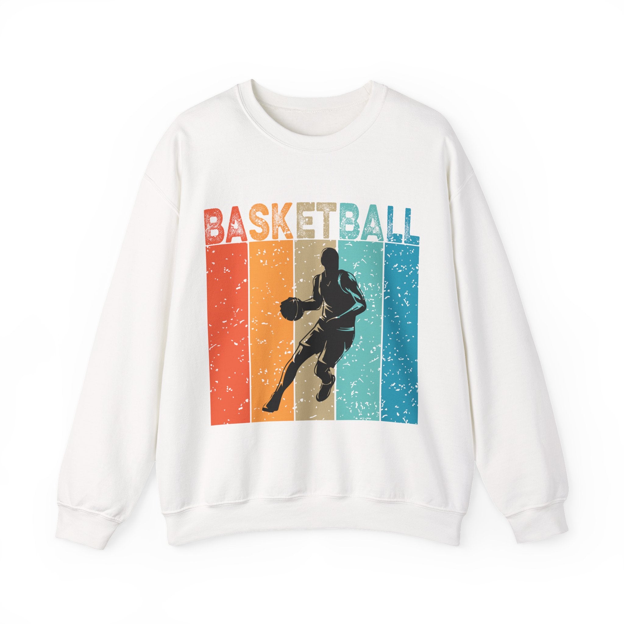 Basketball Man Unisex Heavy Blend Crewneck Sweatshirt for Ultimate Comfort