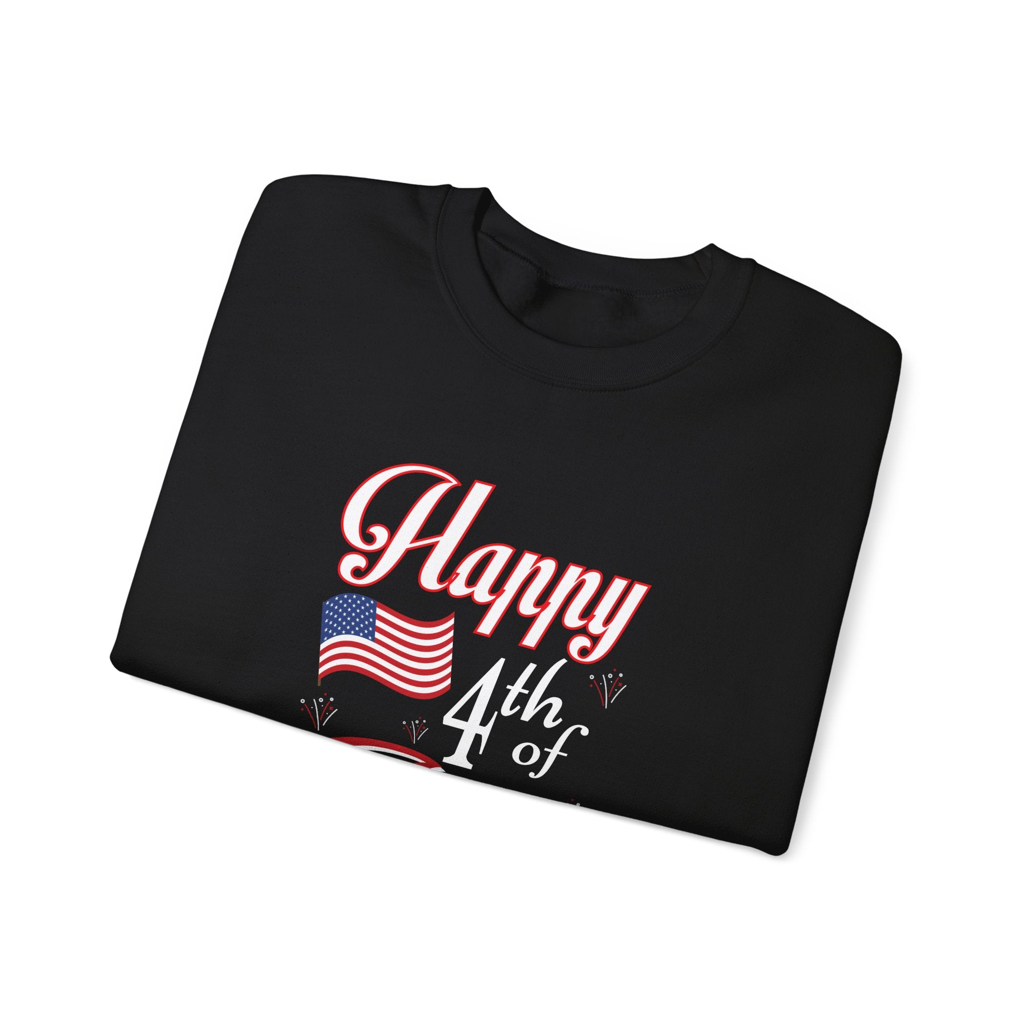 Happy 4th Of July Fireworks Unisex Heavy Blend Crewneck Sweatshirt