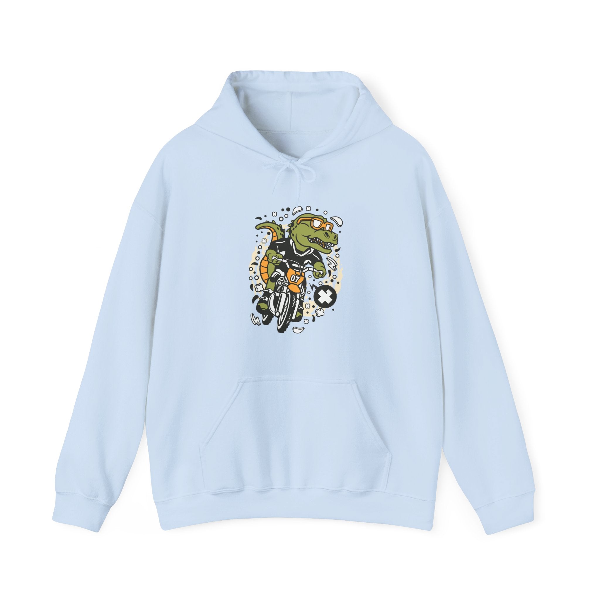 Trex Motocross Rider Unisex Heavy Blend Hooded Sweatshirt for Ultimate Comfort