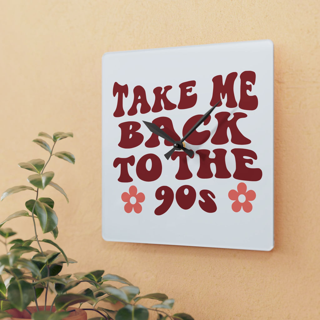 Acrylic Wall Clock Stylish Round and Square Designs Durable Home Decor