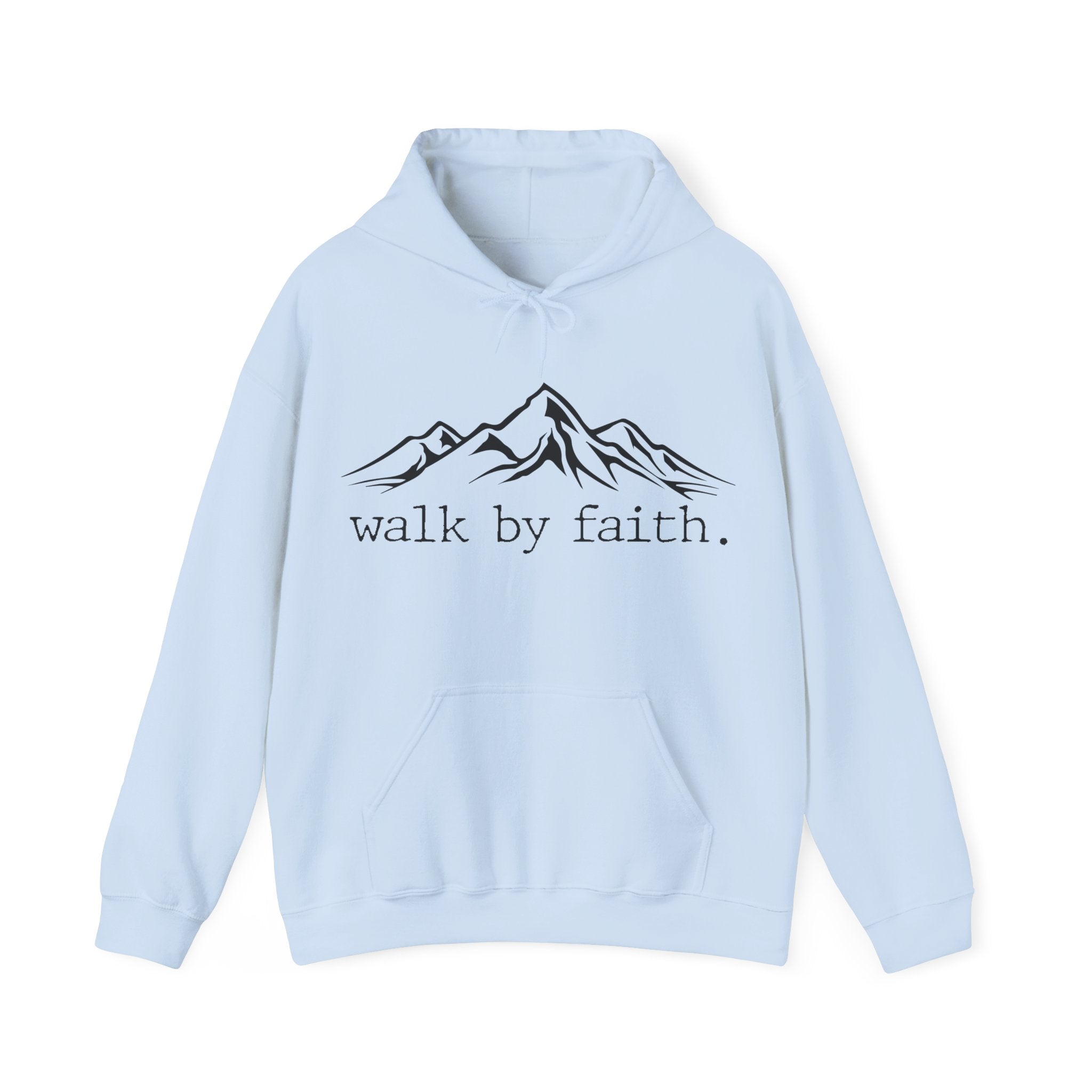 Walk By Faith Unisex Heavy Blend Hooded Sweatshirt for Ultimate Comfort and Warmth