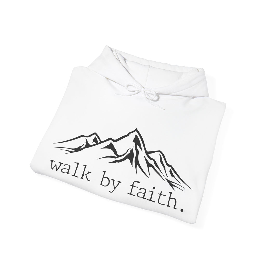 Walk By Faith Unisex Heavy Blend Hooded Sweatshirt for Ultimate Comfort and Style