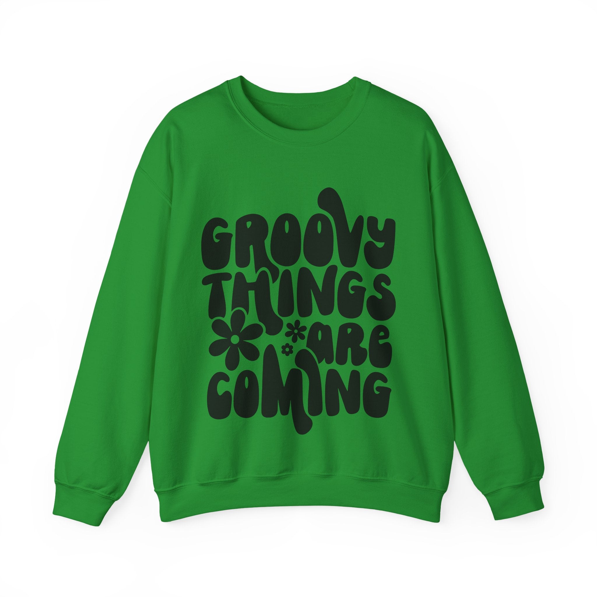 Groovy Things Are Coming Unisex Heavy Blend Crewneck Sweatshirt