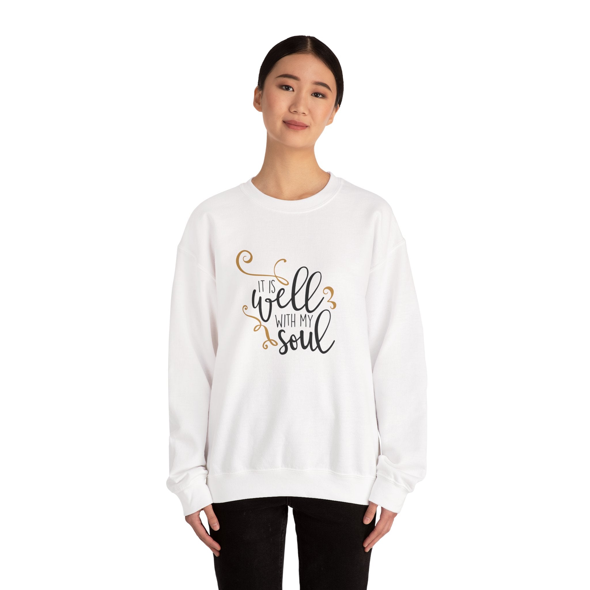 It Is Well With My Soul Unisex Heavy Blend Crewneck Sweatshirt