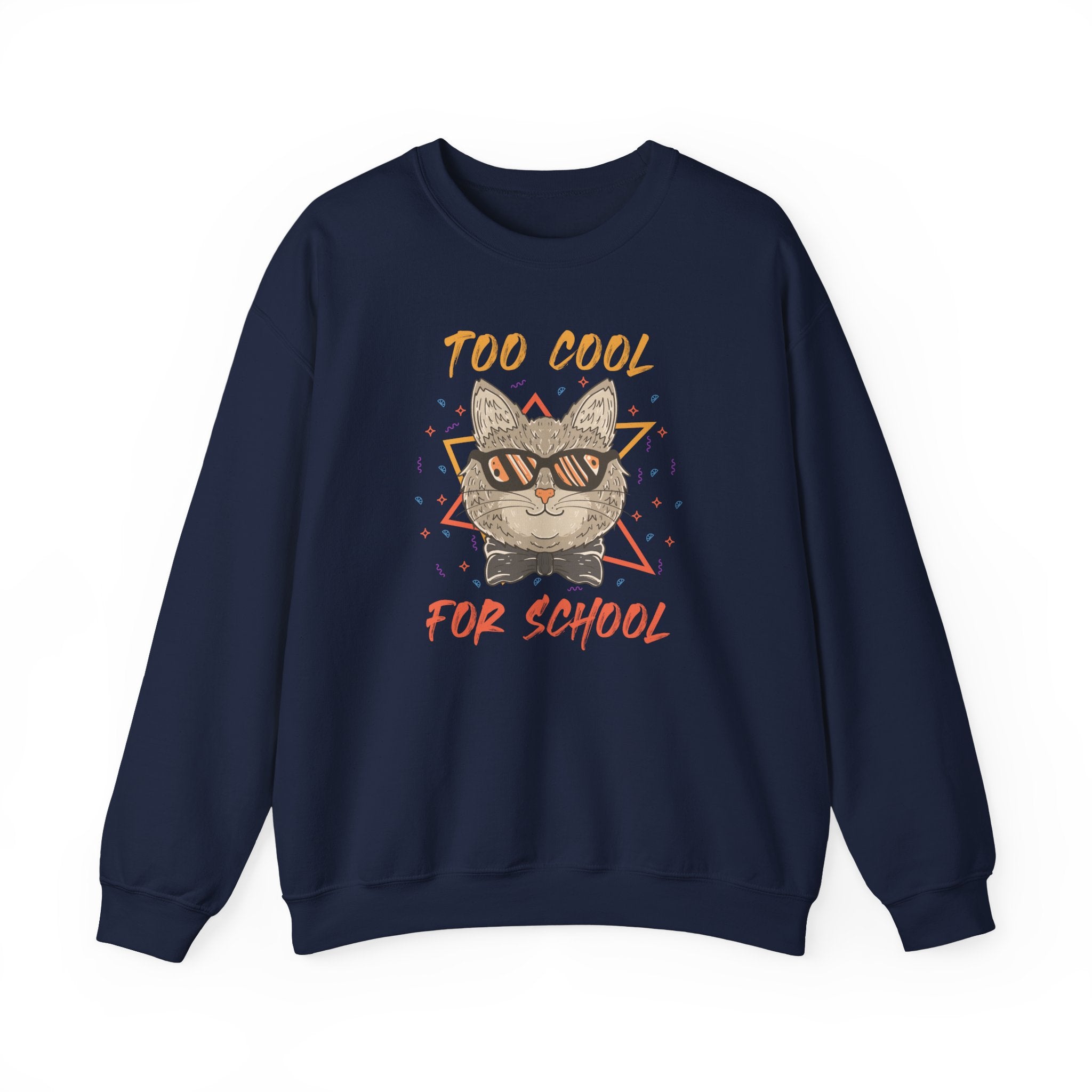 Too Cool For School Unisex Heavy Blend Crewneck Sweatshirt