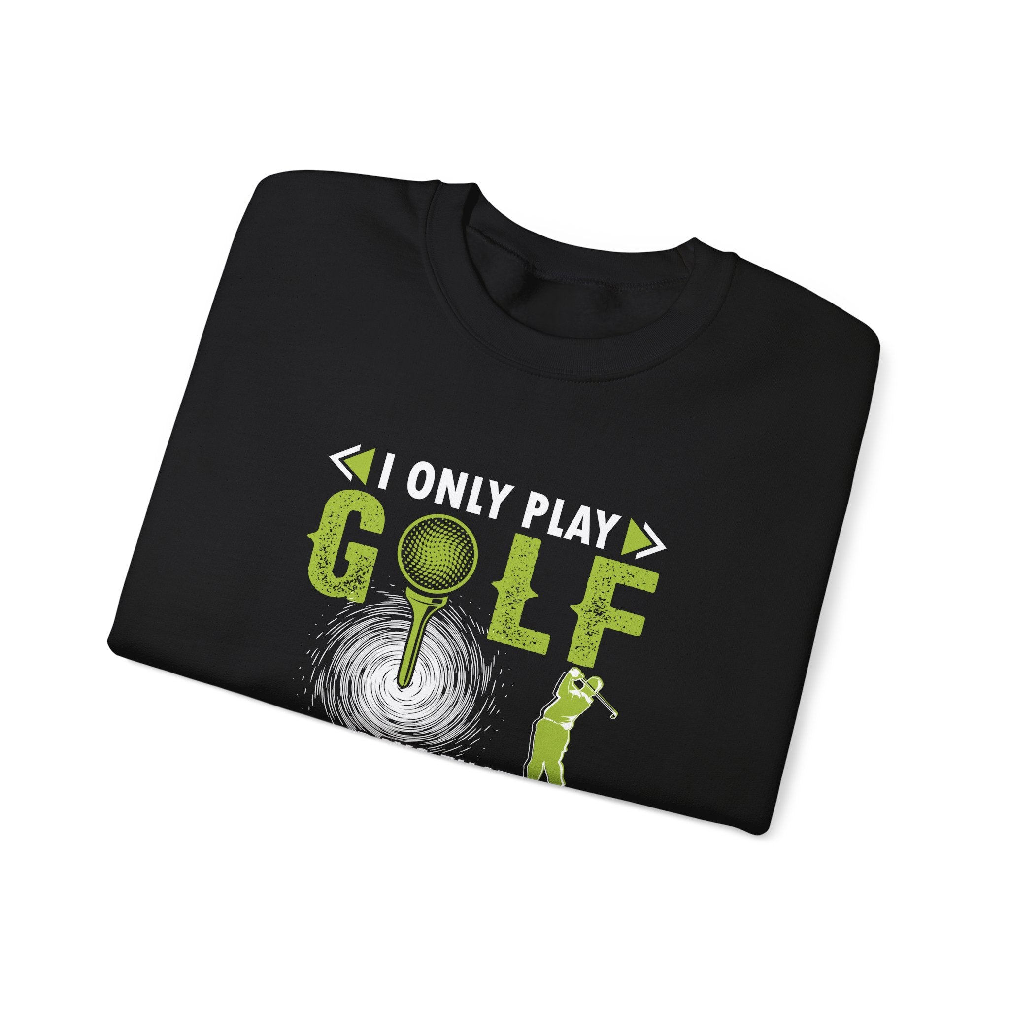 I Only Play Golf On Days That End In Y Unisex Heavy Blend Crewneck Sweatshirt